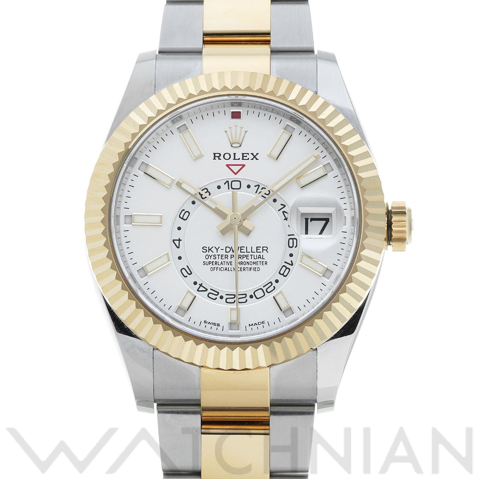 ロレックス / ROLEX スカイドゥエラー 326933 ホワイト メンズ 時計 【中古】【wristwatch】