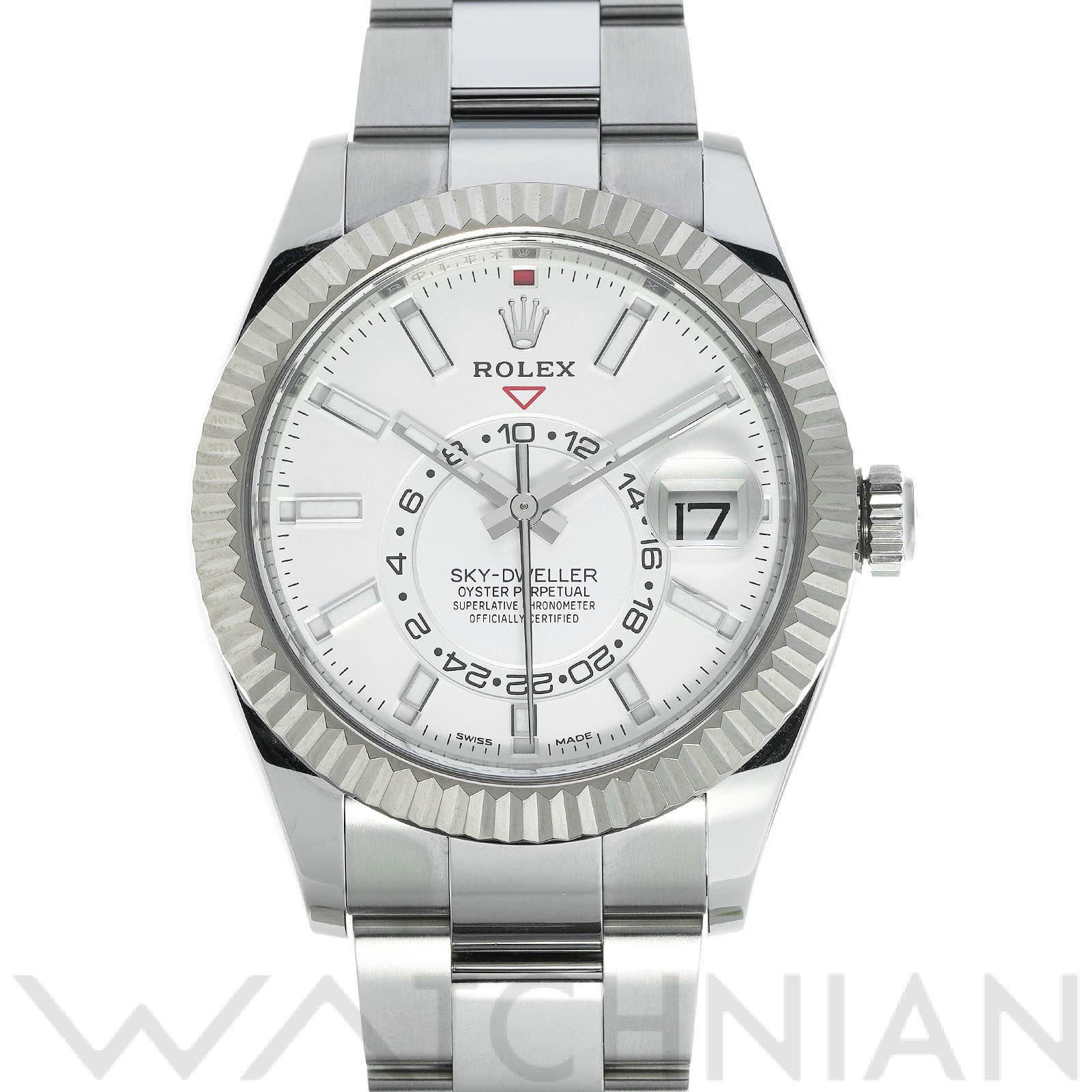 ロレックス / ROLEX スカイドゥエラー 326934 ホワイト メンズ 時計 【中古】【wristwatch】