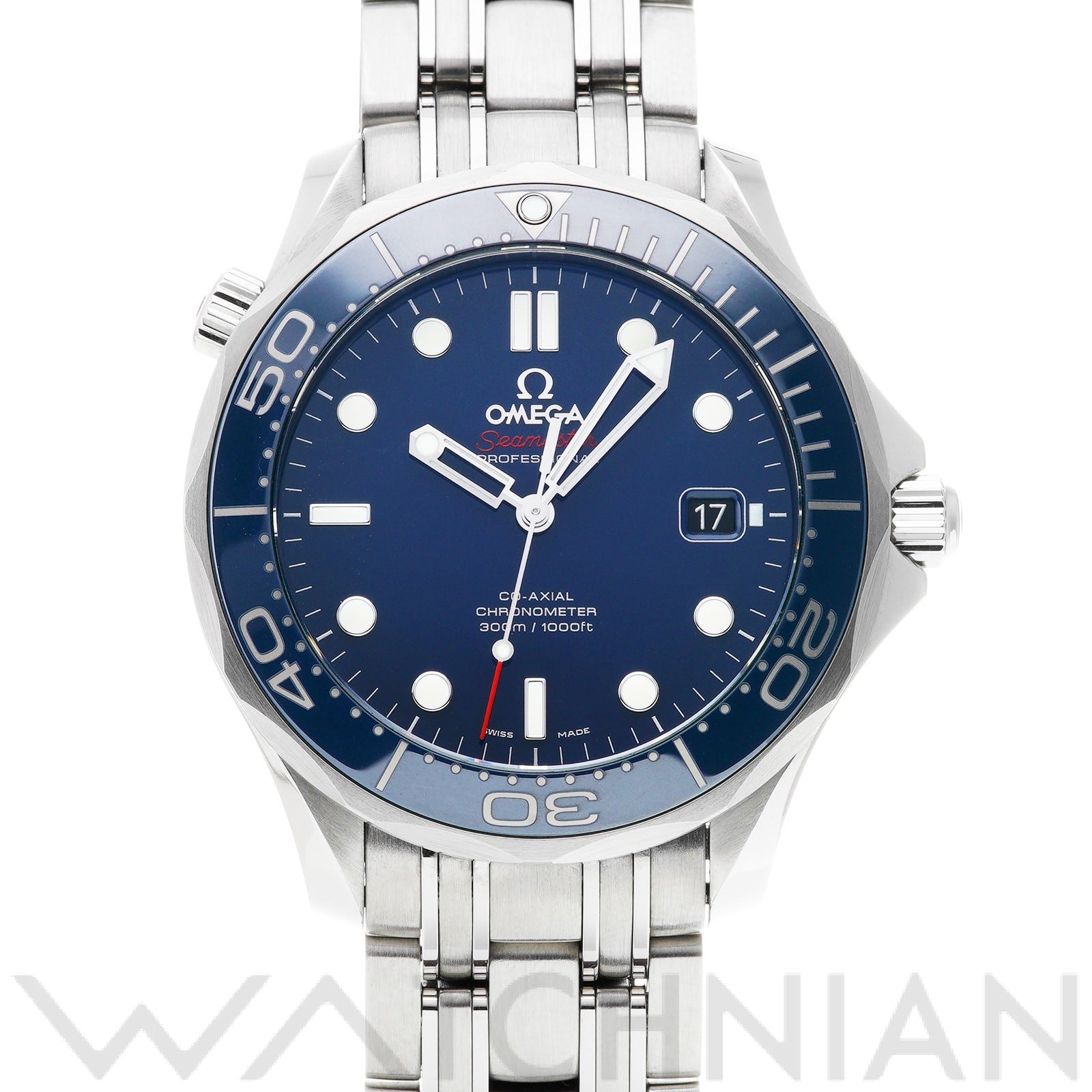 オメガ / OMEGA シーマスター ダイバー300 コーアクシャル 212.30.41.20.03.001 ブルー メンズ 時計 【中古】【wristwatch】