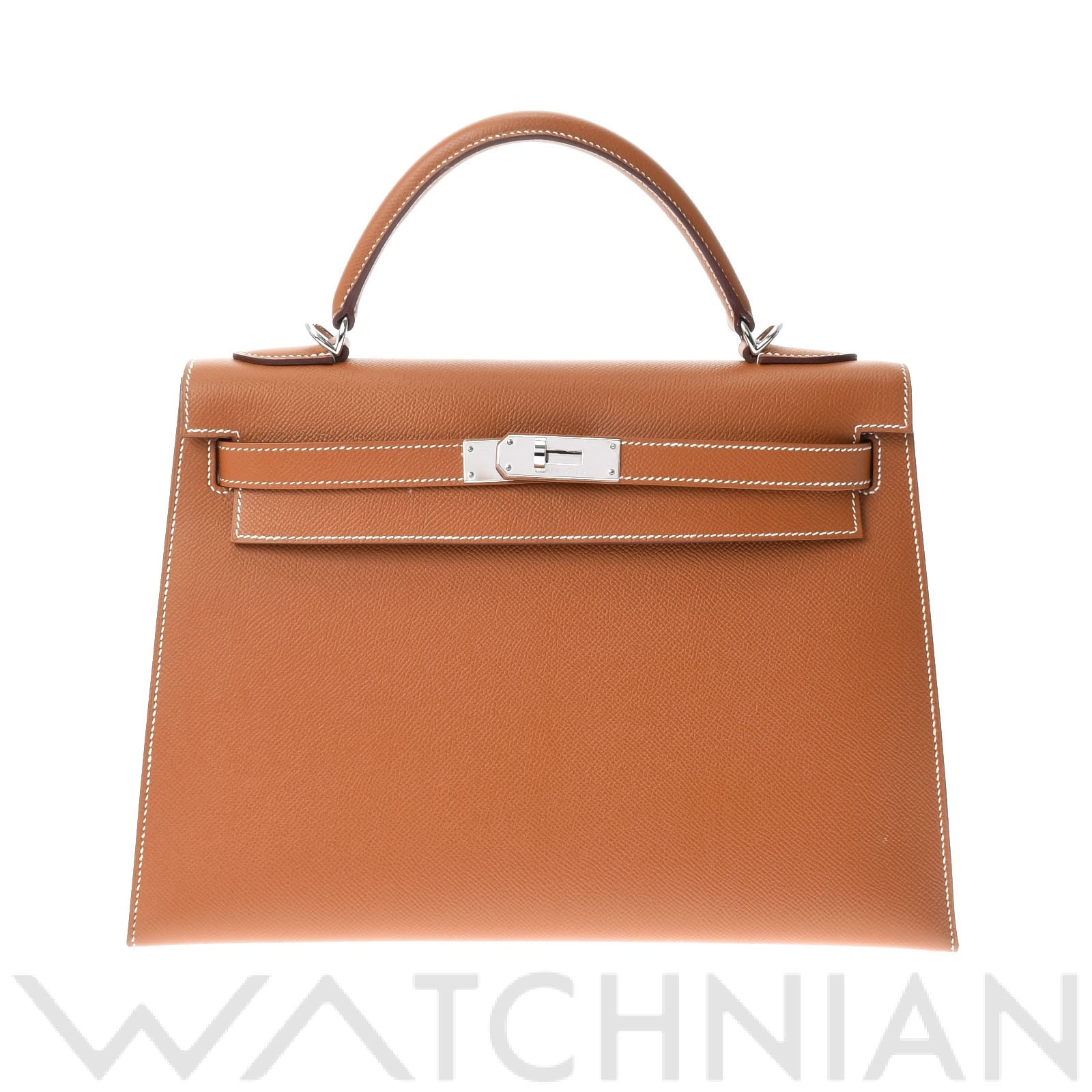 ケリー32 外縫い 2WAY ゴールド/パラジウム金具 ヴォーエプソン HERMES エルメス レディース 【中古】
