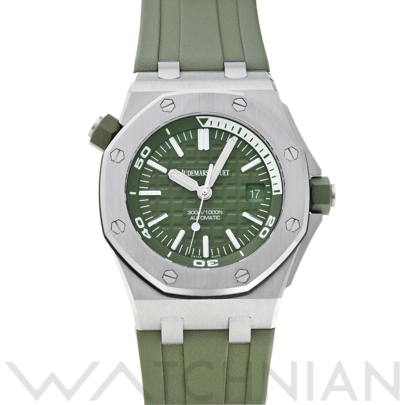 オーデマ ピゲ ロイヤルオーク オフショア ダイバー 15710ST.OO.A052CA.01 カーキ メンズ 時計 【中古】【wristwatch】