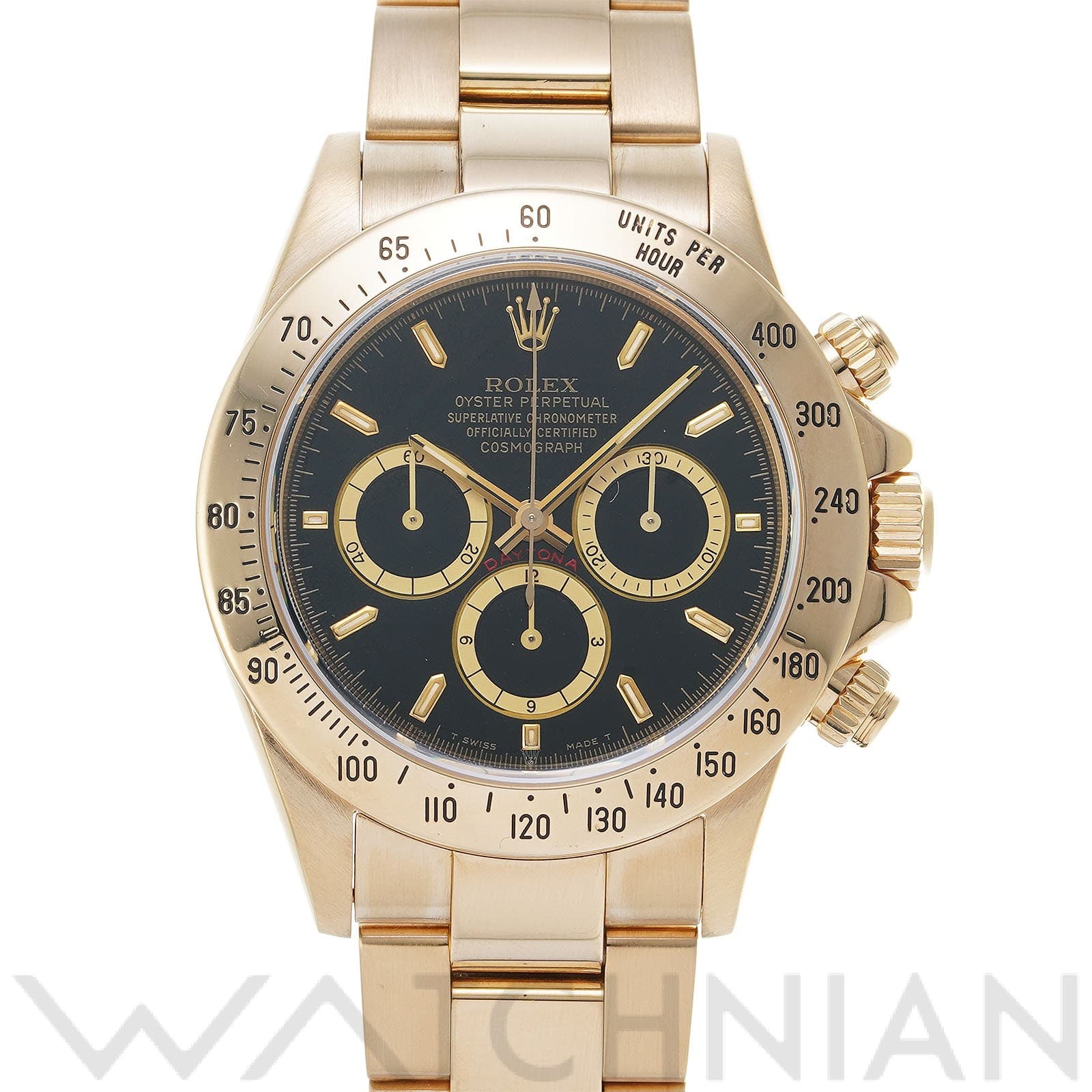 ロレックス コスモグラフ デイトナ 逆6 16528 ブラック メンズ 時計 【中古】【wristwatch】