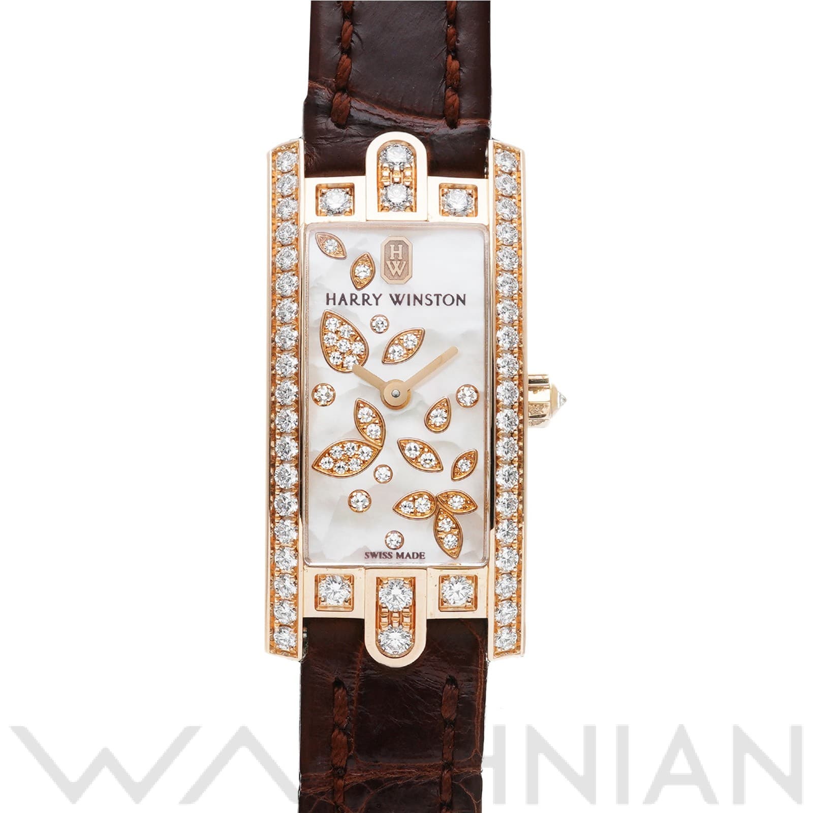 ハリー ウィンストン HARRY WINSTON MIDAHM42WW002 シルク/ホワイトシェル メンズ 腕時計
