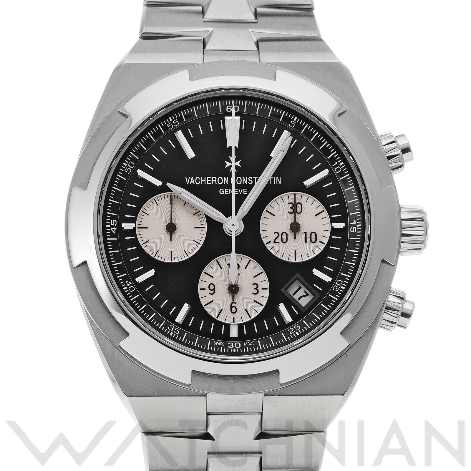 ヴァシュロン コンスタンタン / VACHERON CONSTANTIN オーバーシーズ クロノグラフ 5500V/110A-B481 ブラック/シルバ- メンズ 時計 【中古】【wristwatch】