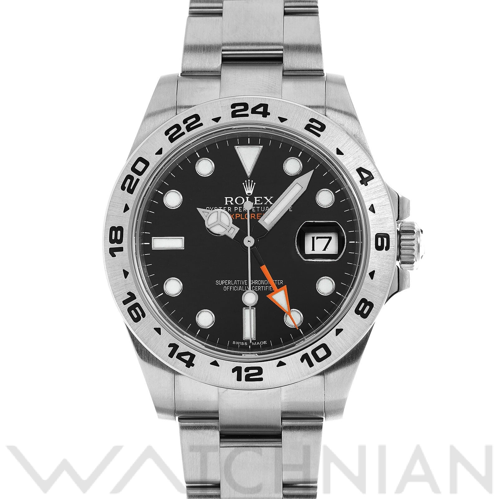 ロレックス エクスプローラーII 216570 ブラック メンズ 時計 【中古】【wristwatch】