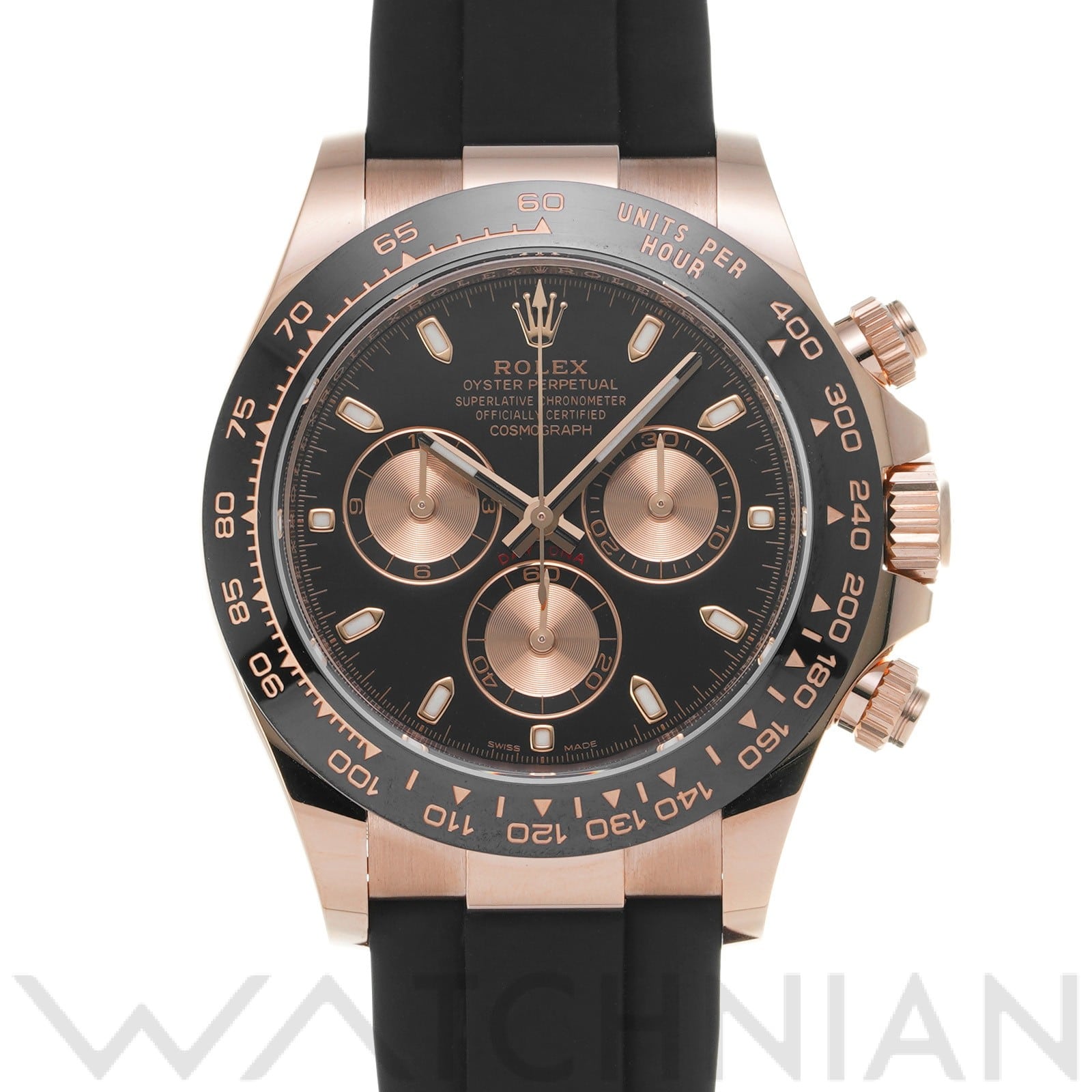 ロレックス コスモグラフ デイトナ 116515LN ブラック/ピンク メンズ 時計 【中古】【wristwatch】