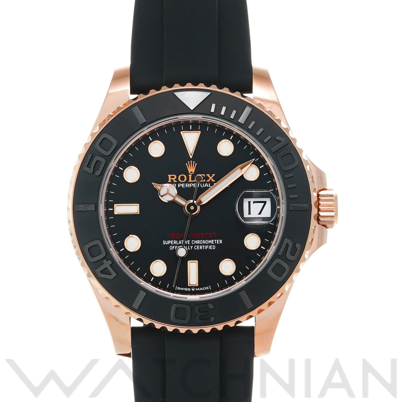 ヨットマスター 37 268655 ランダムシリアル ブラック ロレックス ROLEX ユニセックス 【中古】