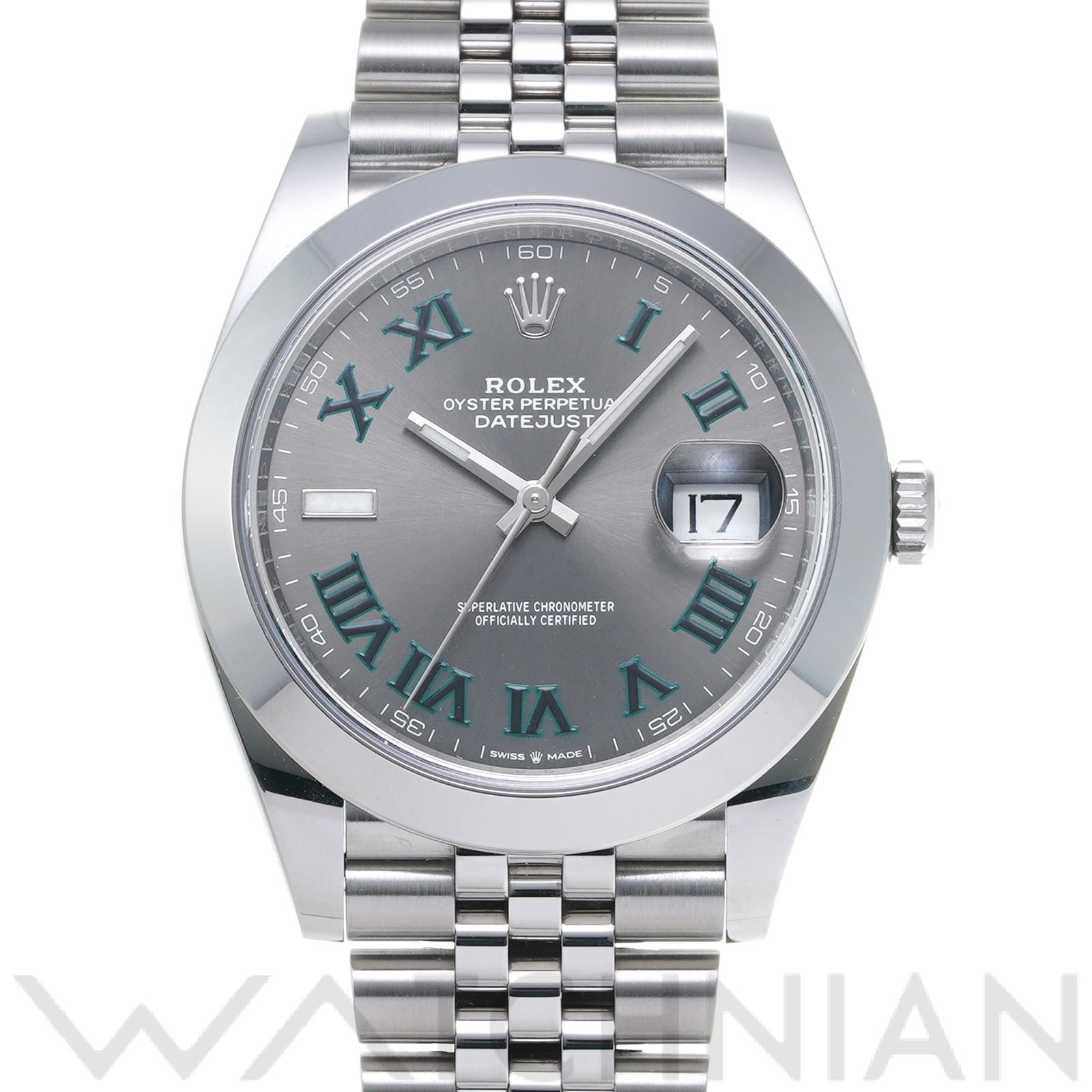 デイトジャスト 41 126300 ランダムシリアル スレートグレー ロレックス ROLEX メンズ 【中古】