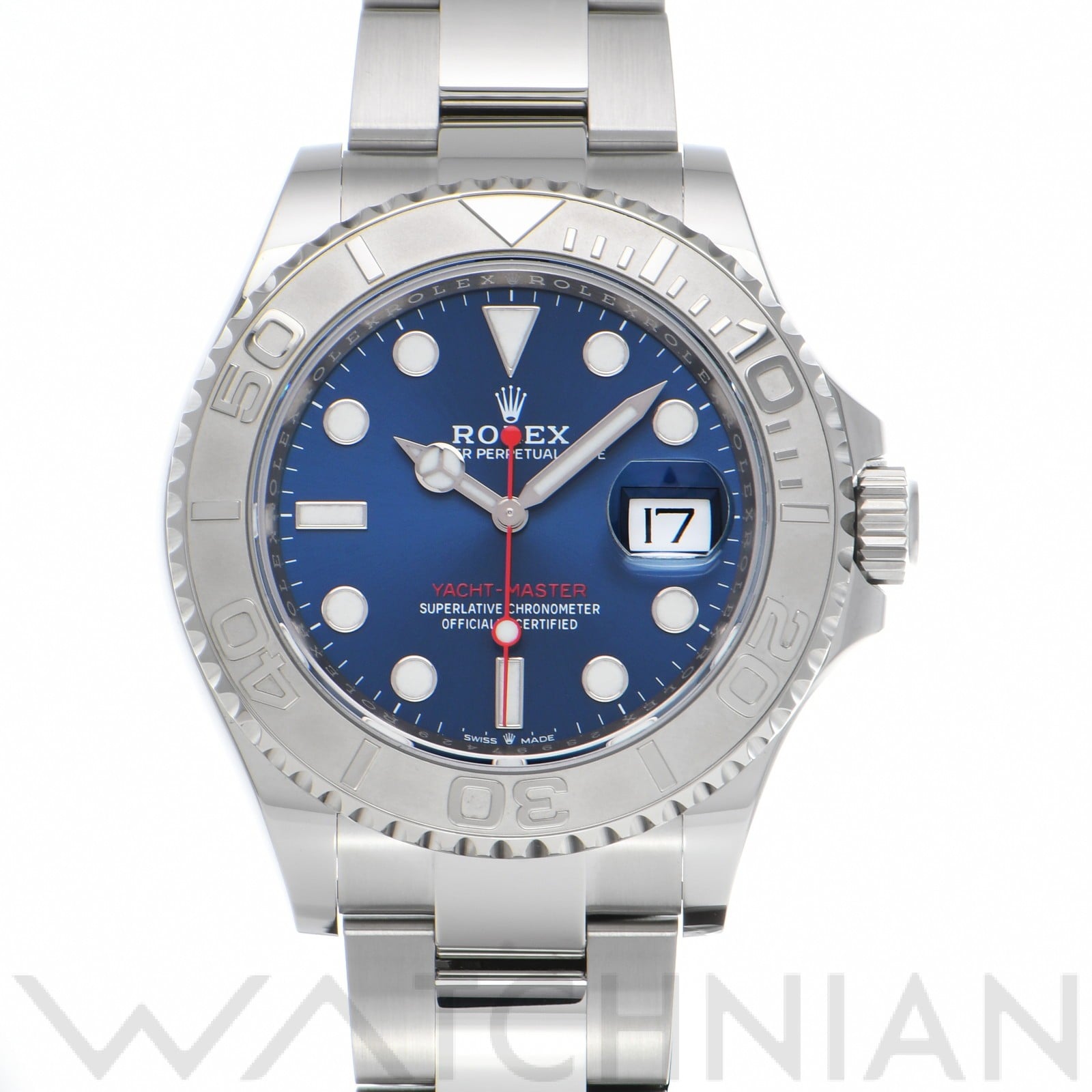 ロレックス ヨットマスター 40 126622 ブライトブルー メンズ 時計 【中古】【wristwatch】