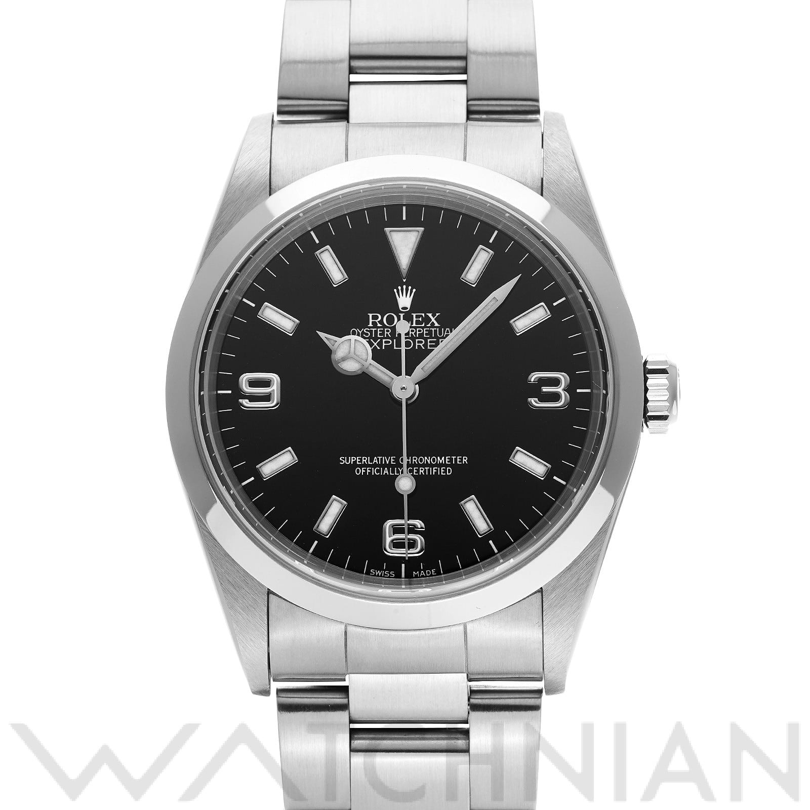 ロレックス エクスプローラー 14270 ブラック メンズ 時計 【中古】【wristwatch】