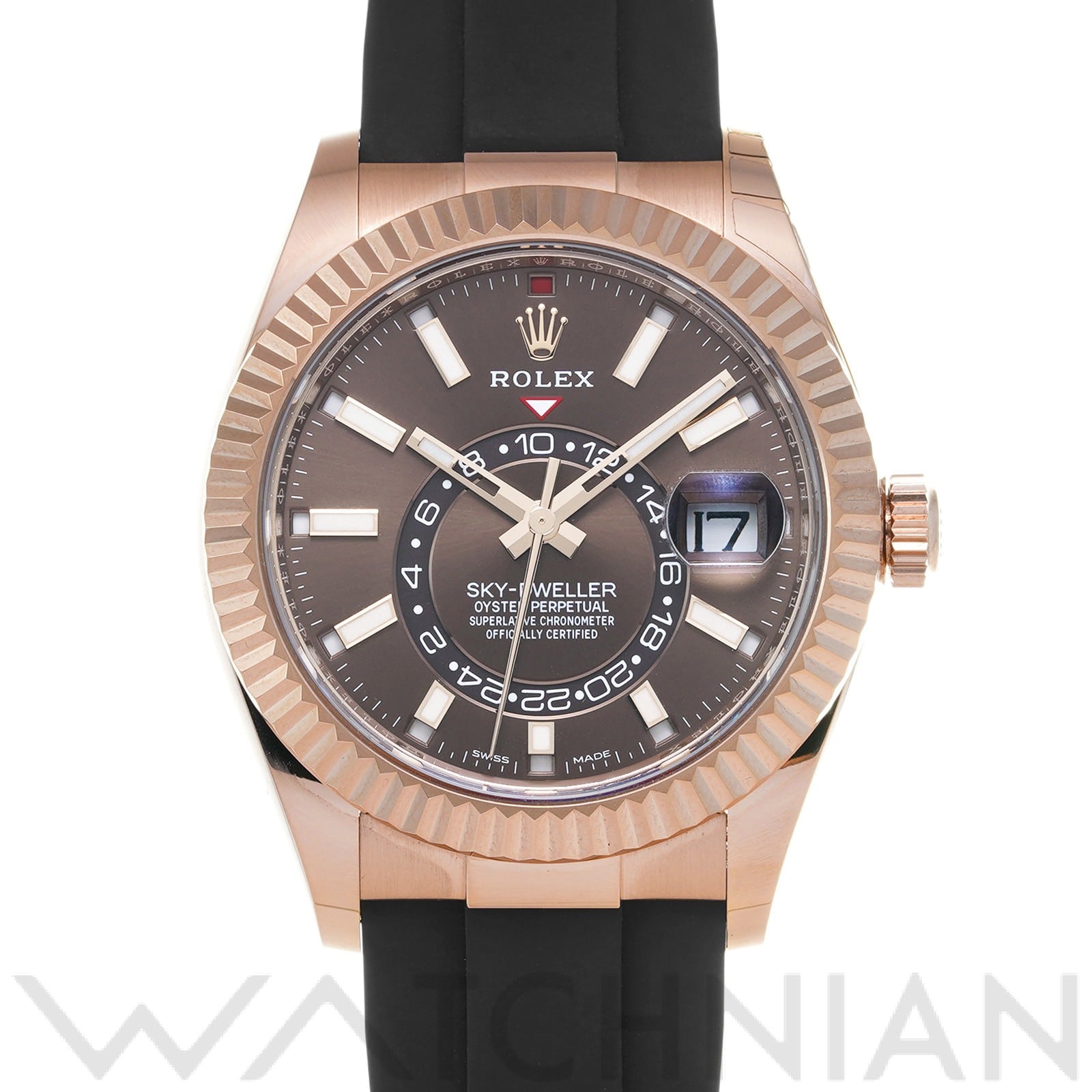 スカイドゥエラー 326235 ランダムシリアル チョコレートブラウン ロレックス ROLEX メンズ 【中古】