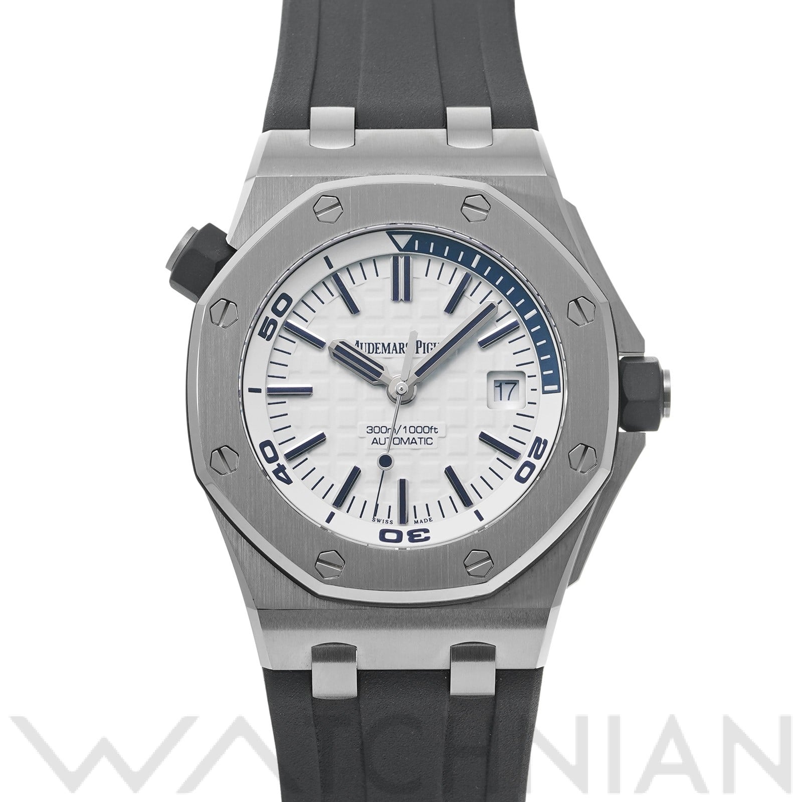 オーデマ ピゲ ロイヤルオーク オフショア ダイバー 15710ST.OO.A010CA.01 ホワイト メンズ 時計 【中古】【wristwatch】