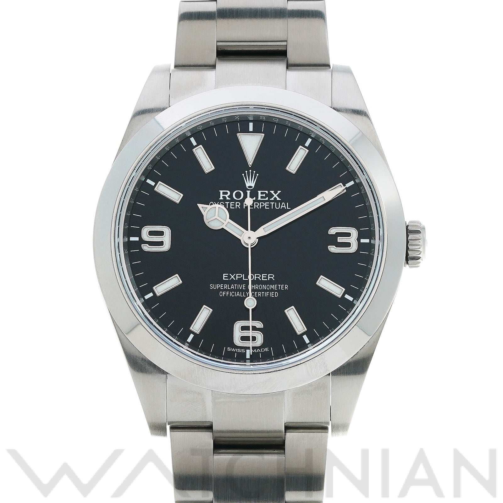 ロレックス エクスプローラー 214270 ブラック メンズ 時計 【中古】【wristwatch】