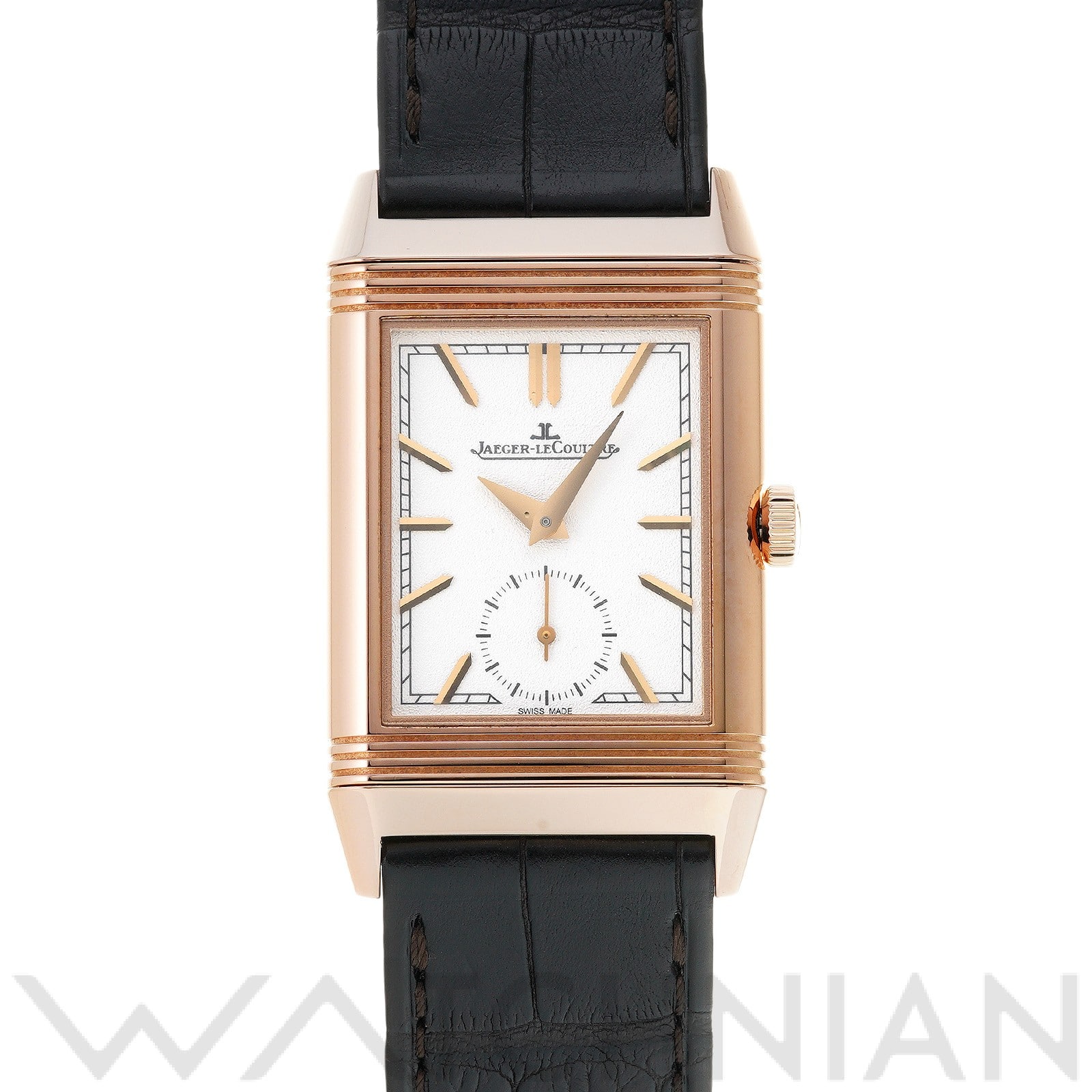 レベルソ トリビュート デュオフェイス Q3902420 シルバー/グレー ジャガー ルクルト JAEGER-LECOULTRE メンズ 【中古】