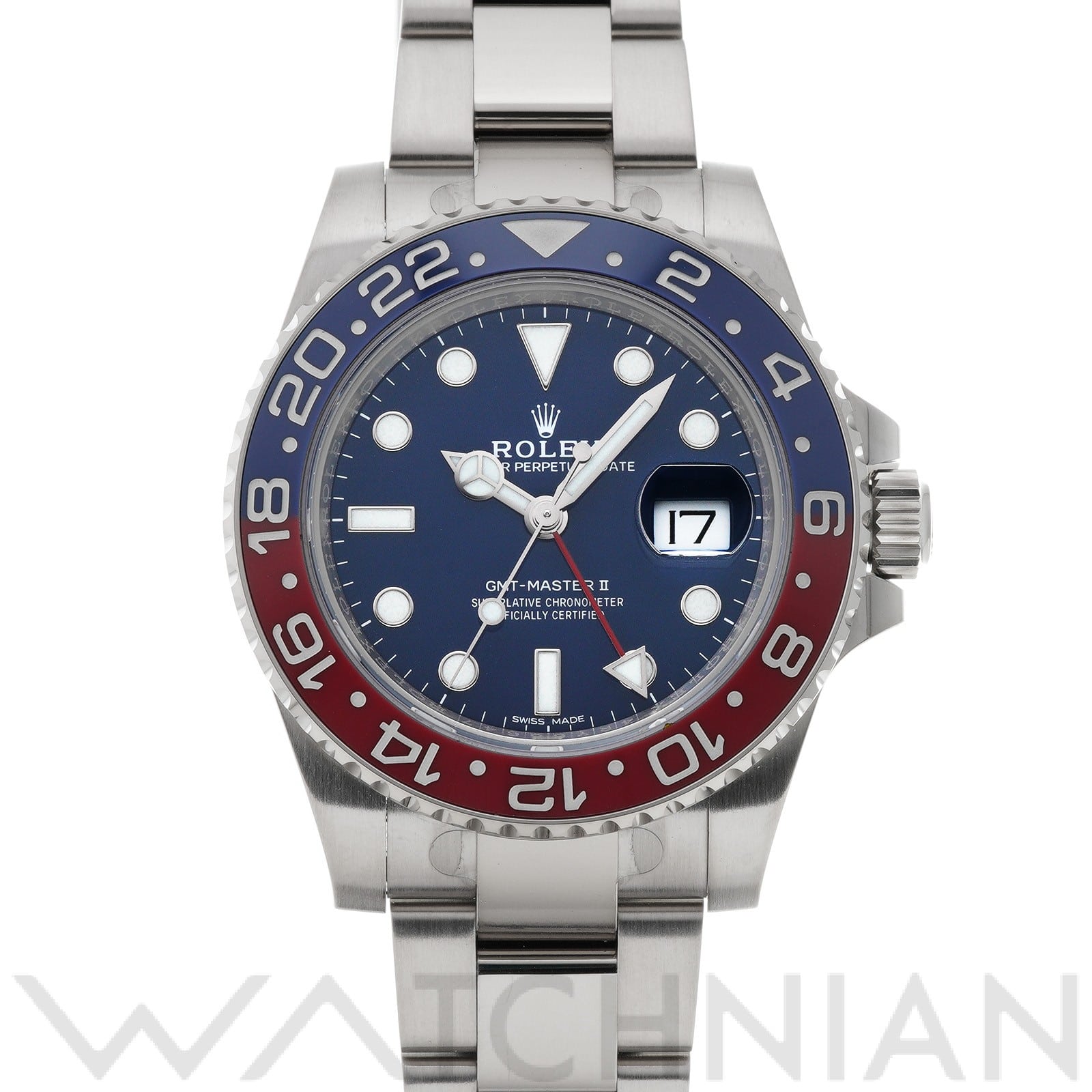 ロレックス GMTマスターII 116719BLRO ブルー メンズ 時計 【中古】【wristwatch】