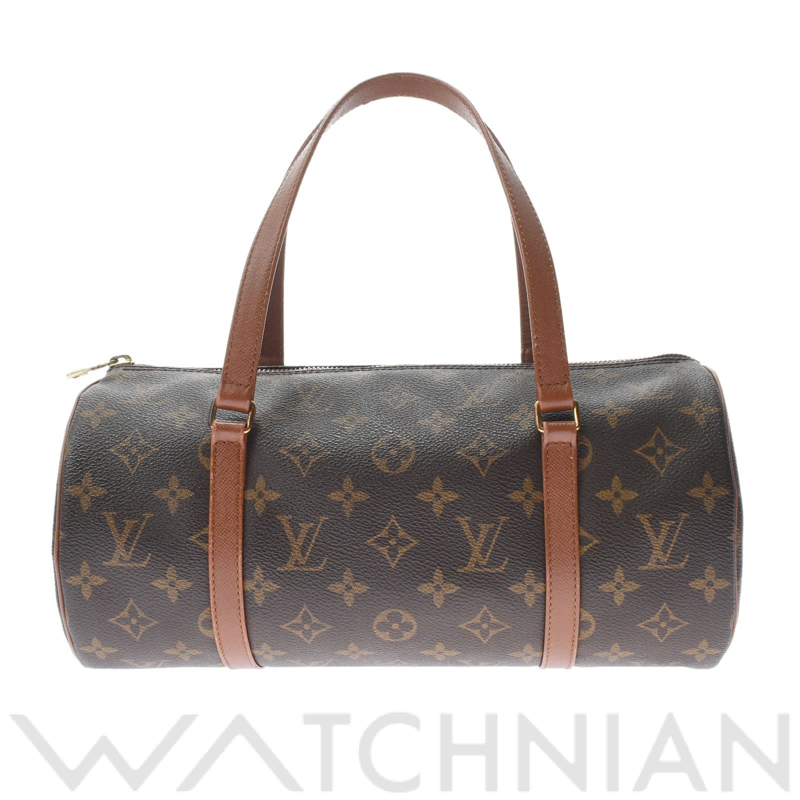 モノグラム パピヨン30 ブラウン M51365 モノグラムキャンバス/ピグスキン LOUIS VUITTON ルイ ヴィトン レディース 【中古】