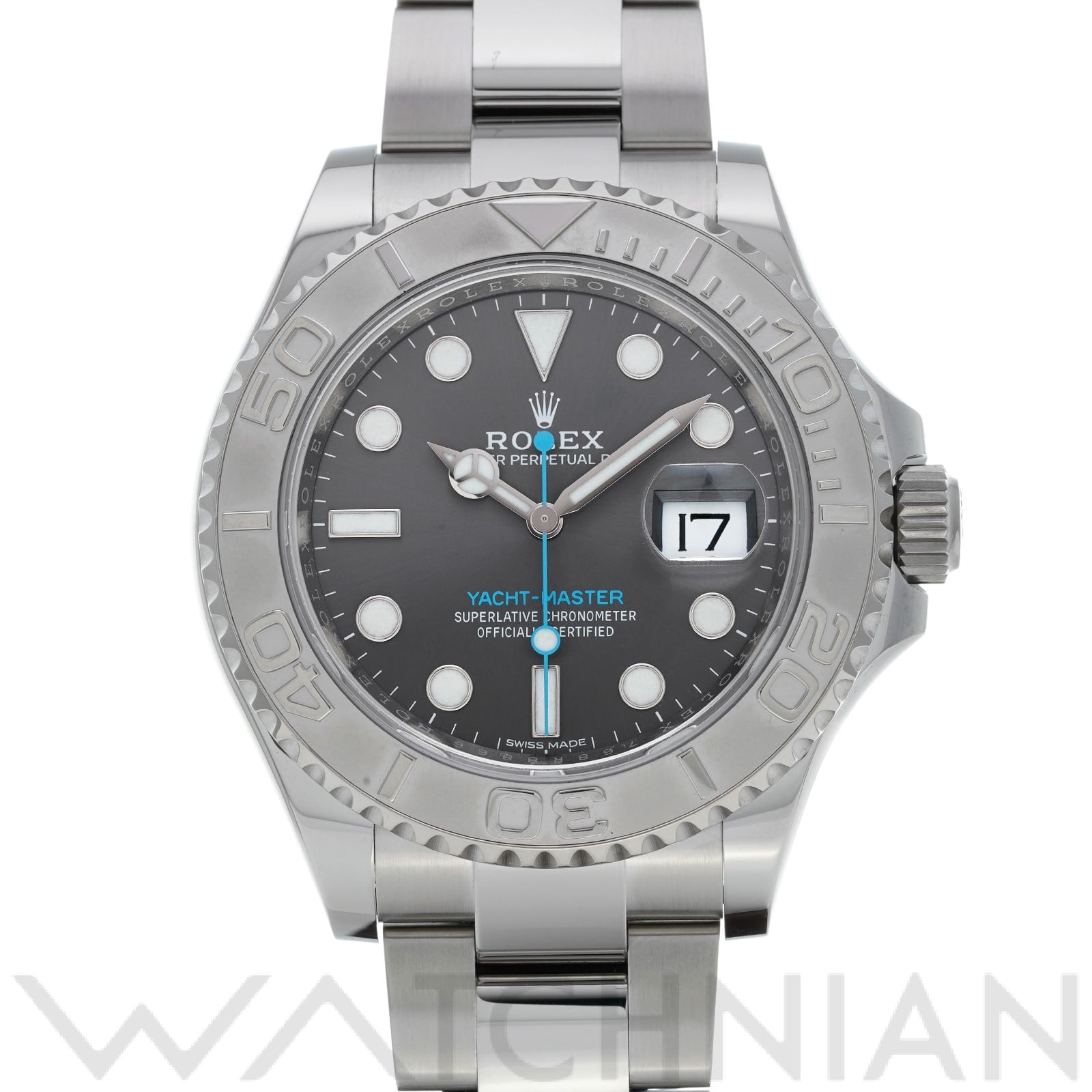 ヨットマスター 40 116622 ランダムシリアル ダークロジウム ロレックス ROLEX メンズ 【中古】