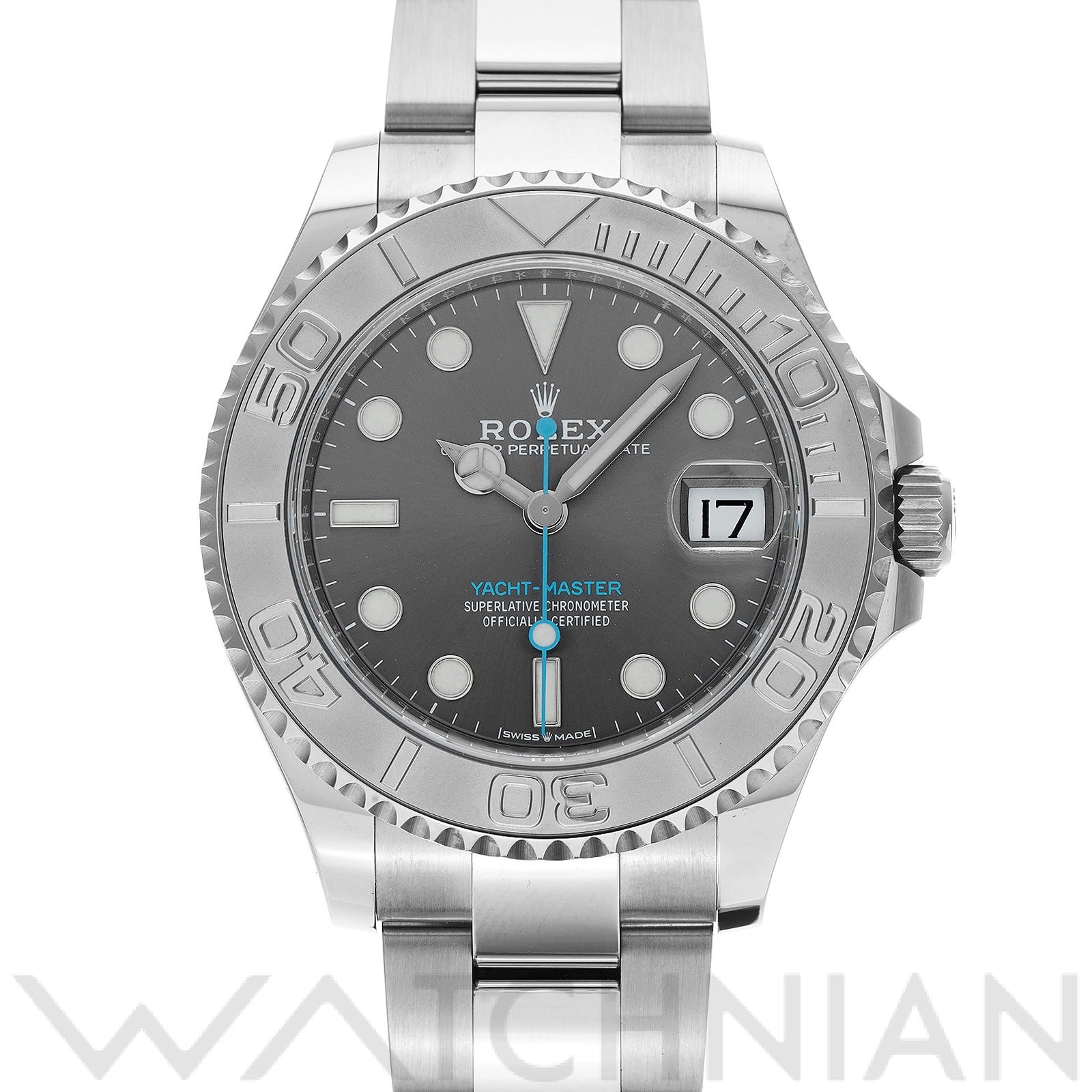 ヨットマスター 37 ダークロジウム 268622 ランダムシリアル スレートグレー ロレックス ROLEX ユニセックス 【中古】