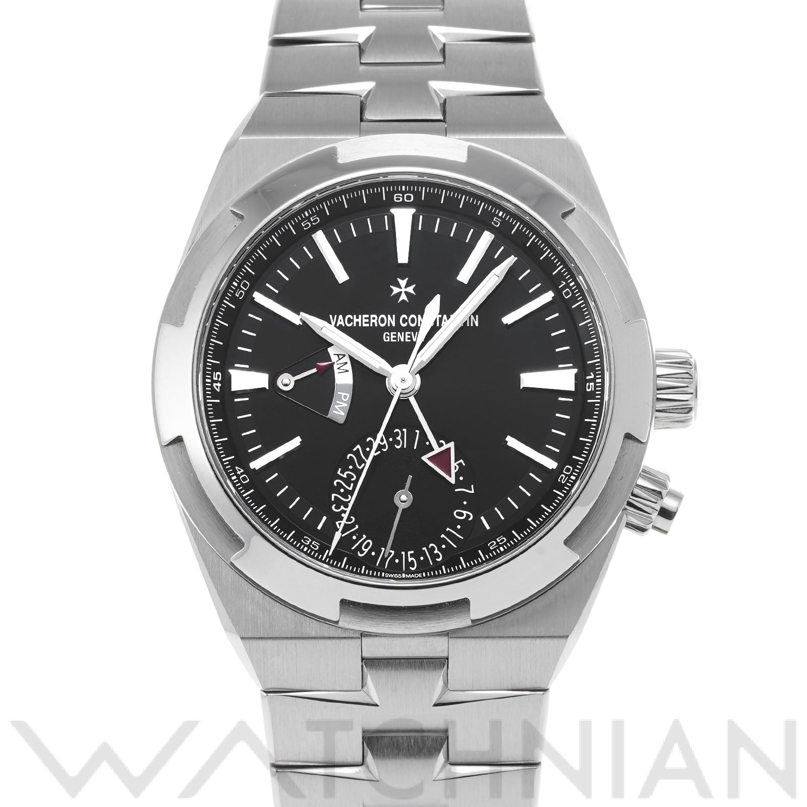 ヴァシュロン コンスタンタン / VACHERON CONSTANTIN オーバーシーズ デュアルタイム 7900V/110A-B546 ブラック メンズ 時計 【中古】【wristwatch】