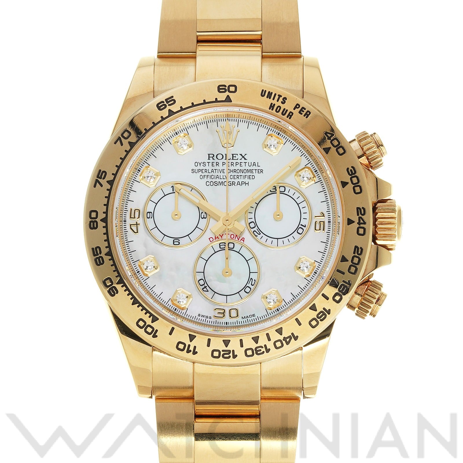 ロレックス コスモグラフ デイトナ 116508NG ホワイトシェル/ダイヤモンド メンズ 時計 【中古】【wristwatch】