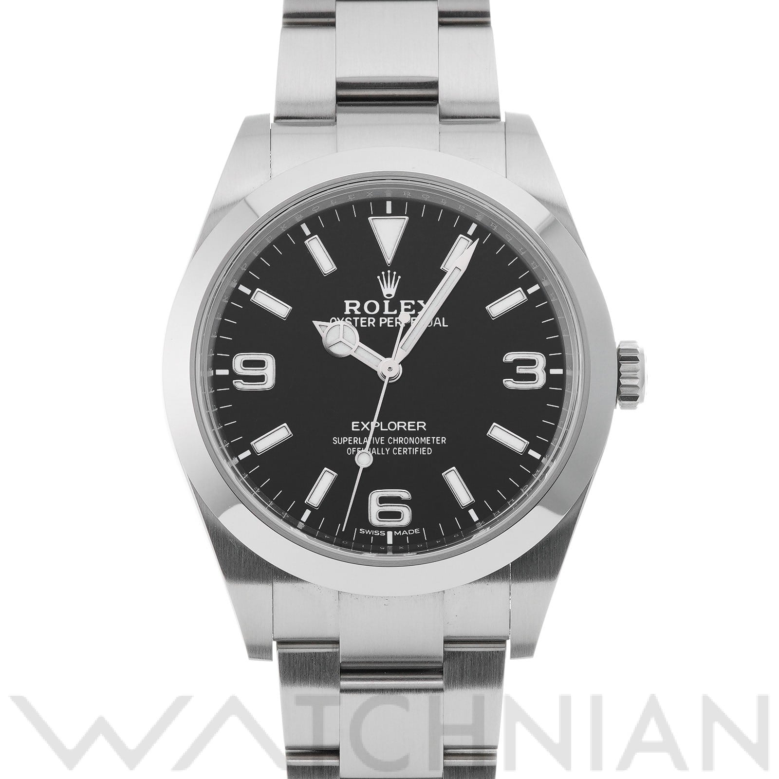 ロレックス エクスプローラー 214270 ブラック メンズ 時計 【中古】【wristwatch】