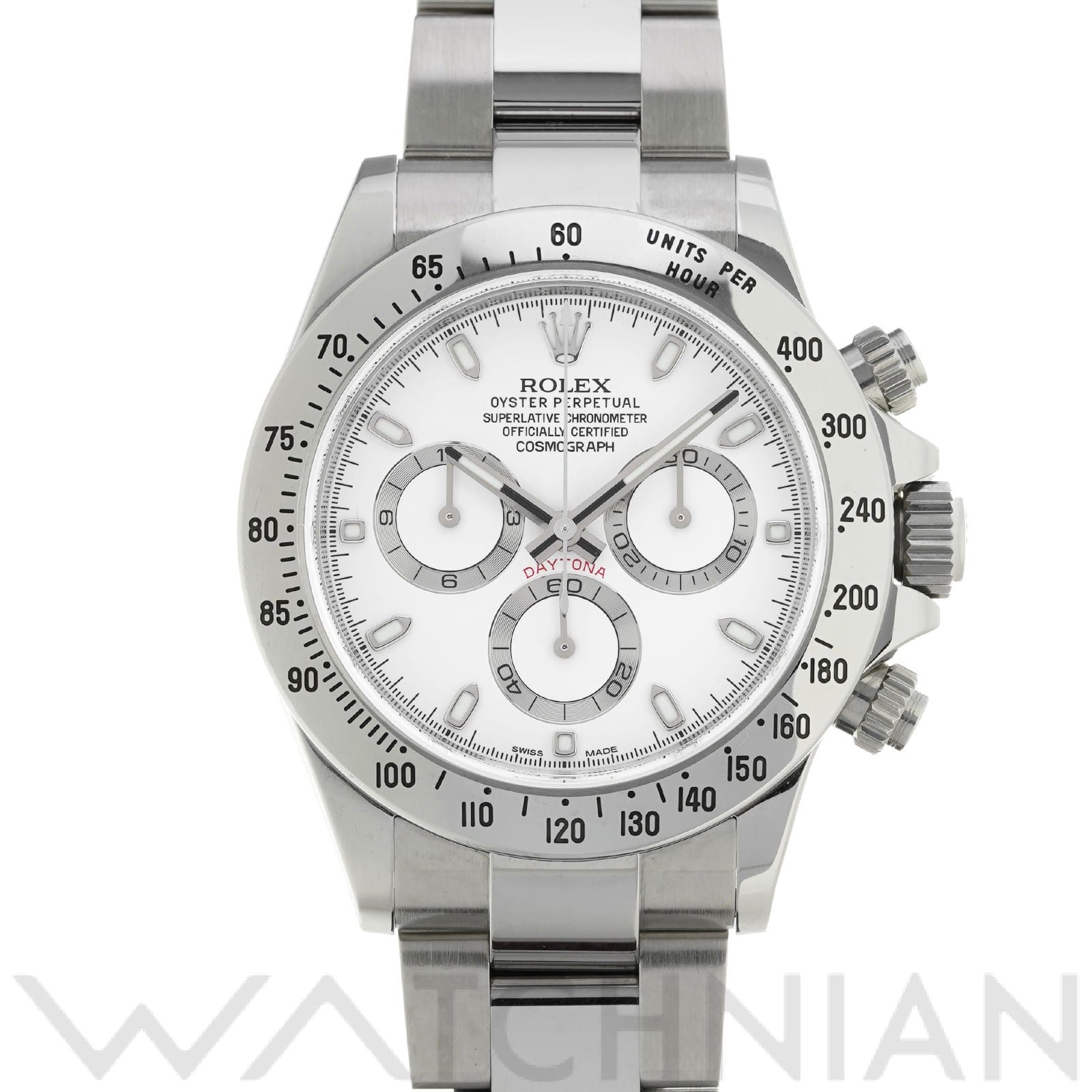 ロレックス コスモグラフ デイトナ 116520 ホワイト メンズ 時計 【中古】【wristwatch】
