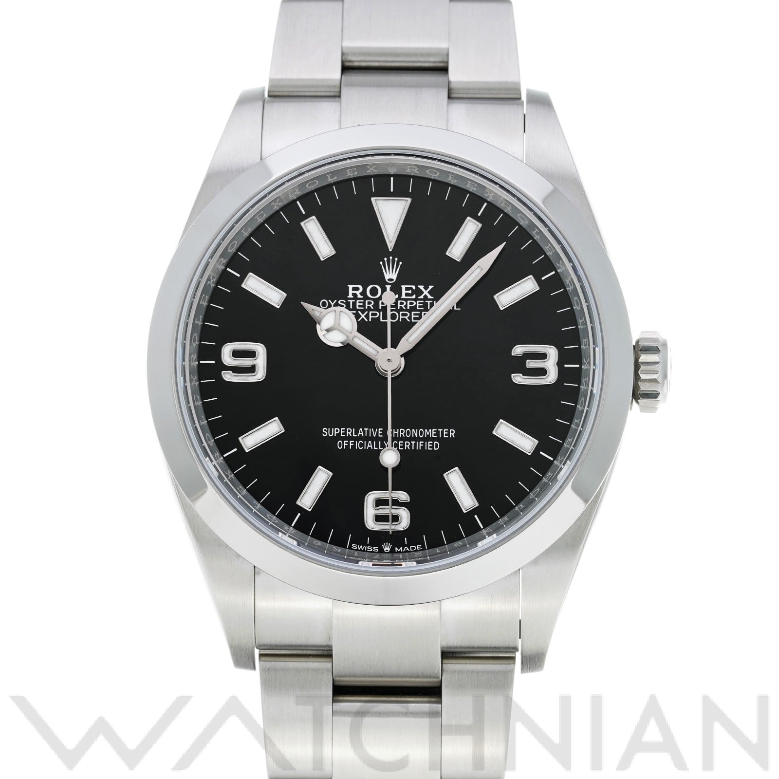 ロレックス エクスプローラー 124270 ブラック メンズ 時計 【中古】【wristwatch】