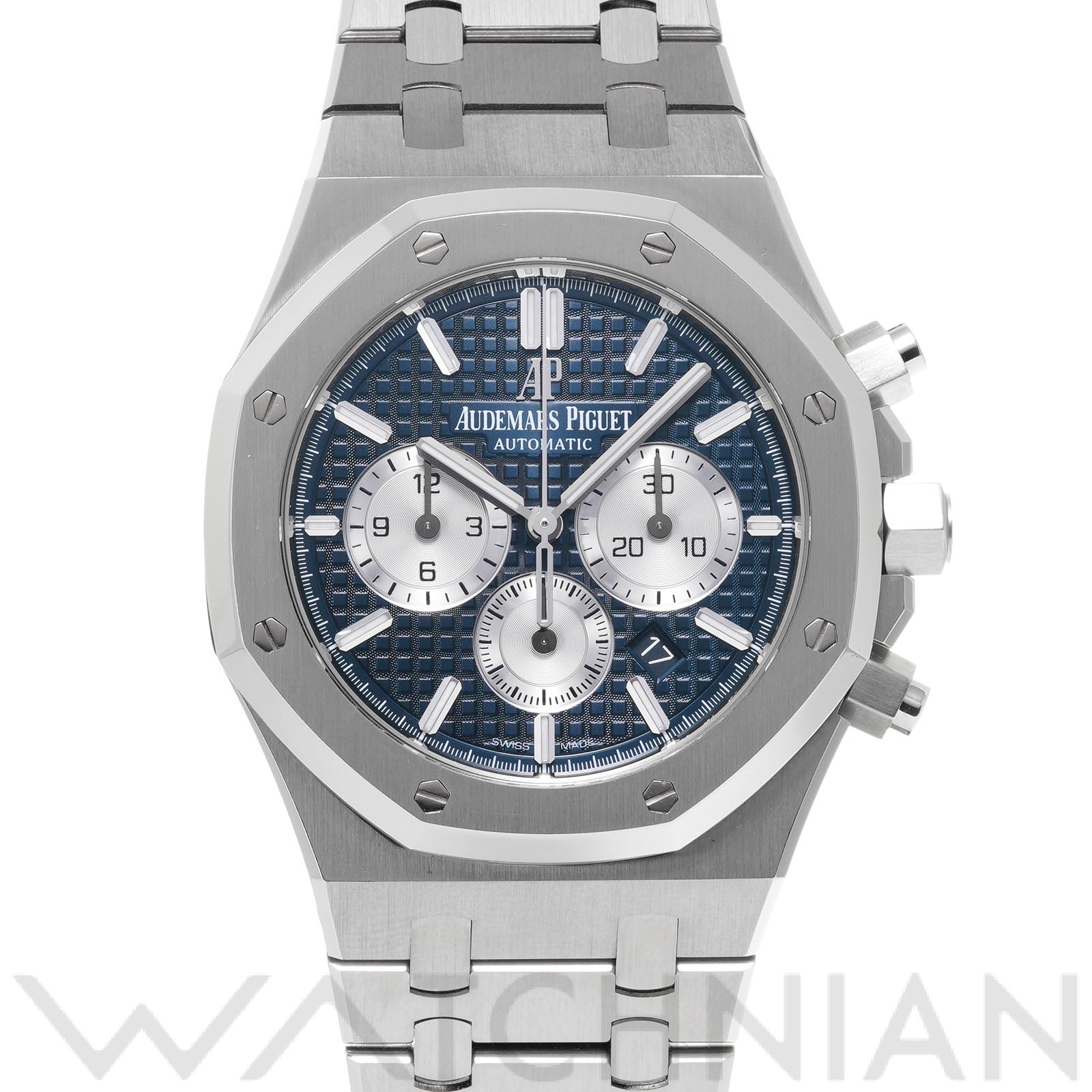 オーデマ ピゲ ロイヤルオーク クロノグラフ 26331ST.OO.1220ST.01 ブルー/ロジウム メンズ 時計 【中古】【wristwatch】