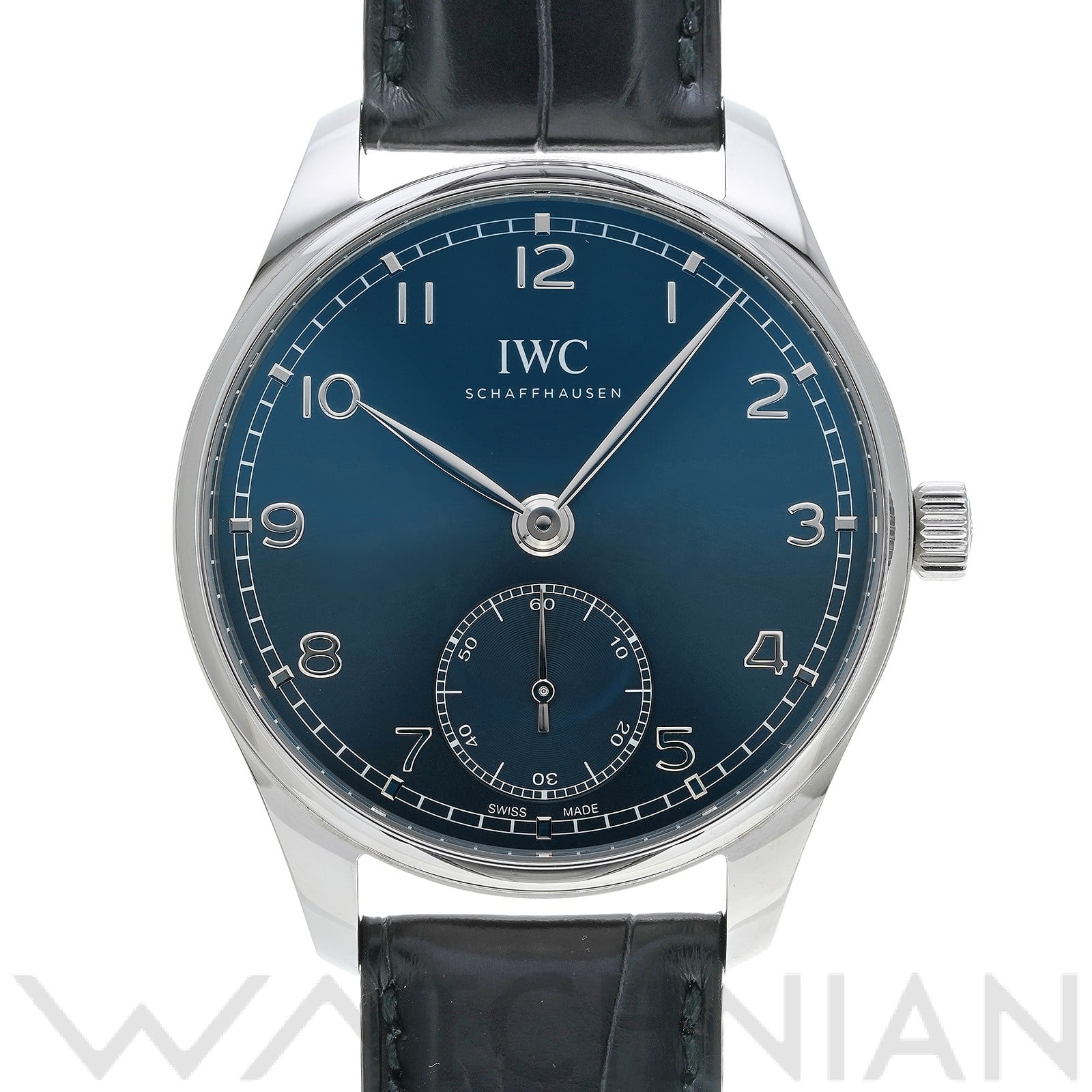 ポルトギーゼ オートマティック 40 IW358305 ブルー インターナショナルウォッチカンパニー IWC メンズ 【中古】