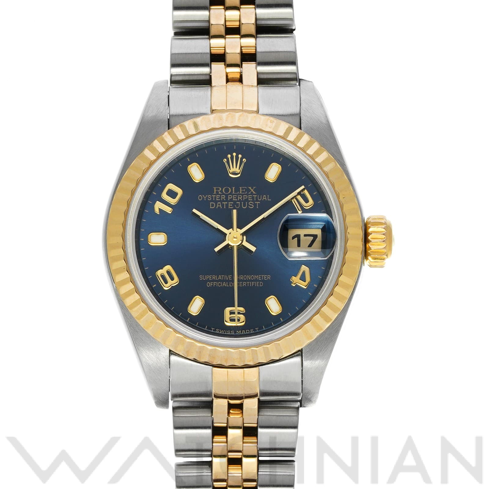 ロレックス デイトジャスト 79173 ブルー レディース 時計 【中古】【wristwatch】