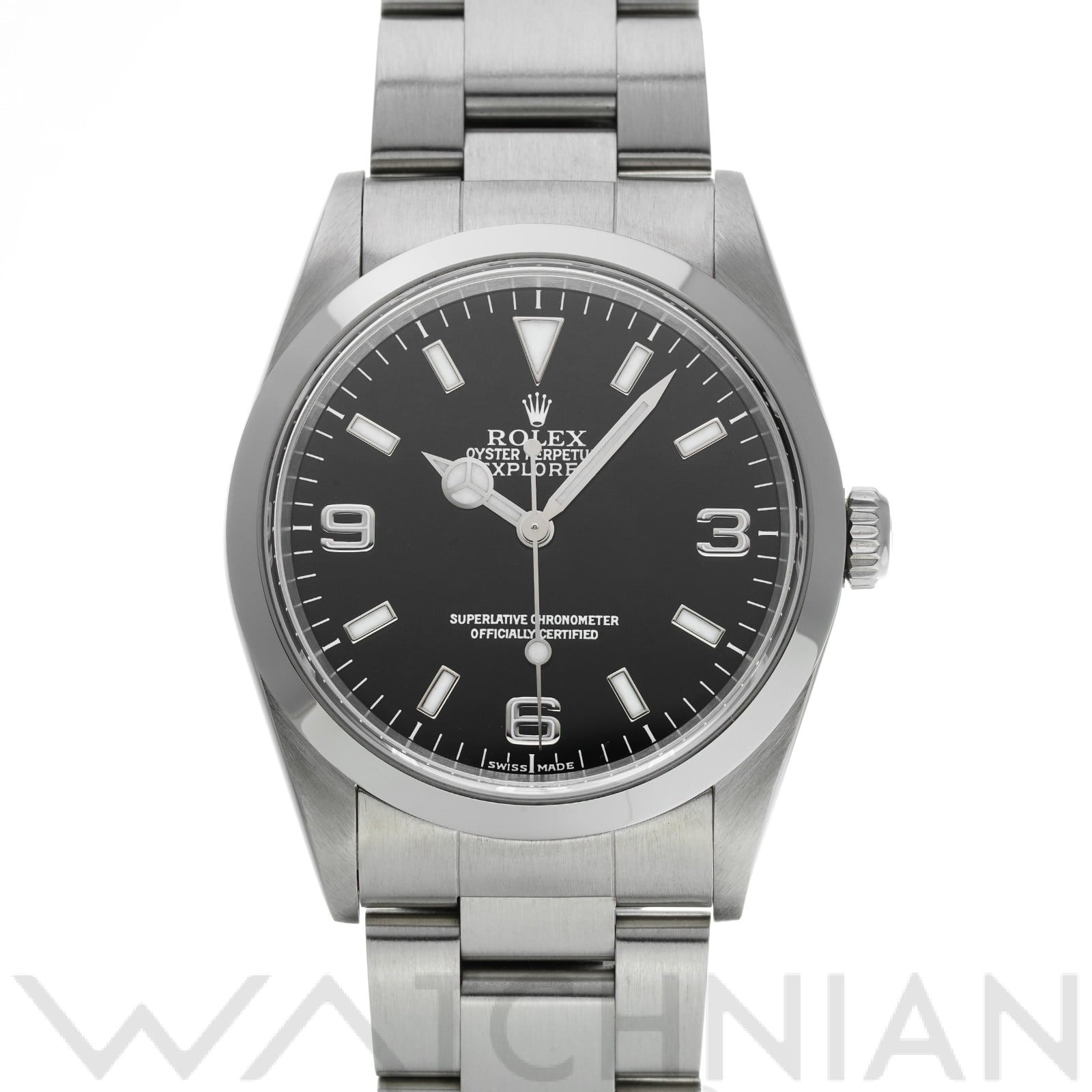 ロレックス エクスプローラー 14270 ブラック メンズ 時計 【中古】【wristwatch】