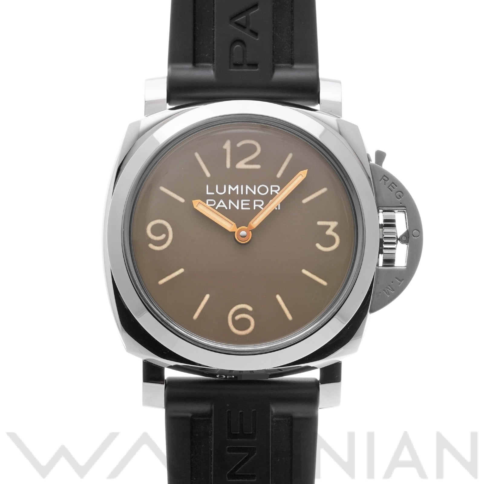 ルミノール 1950 3デイズ アッチャイオ PAM00663 S番(2016年製造) ブラウン パネライ OFFICINE PANERAI メンズ 【中古】