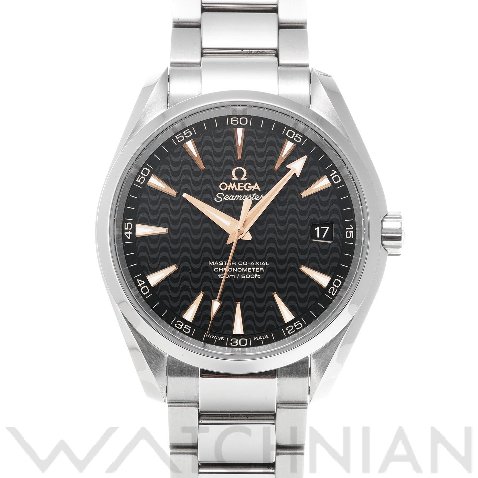 オメガ / OMEGA シーマスター アクアテラ マスターコーアクシャル クロノメーター 231.10.42.21.01.006 ブラック メンズ 時計 【中古】【wristwatch】