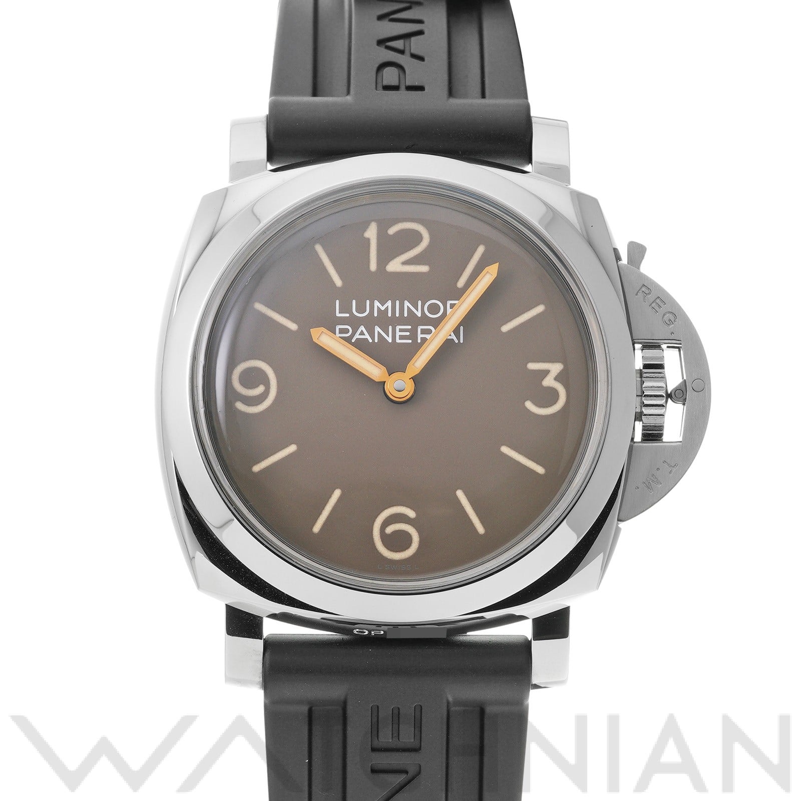 ルミノール 1950 3デイズ アッチャイオ PAM00663 S番(2016年製造) ブラウン パネライ OFFICINE PANERAI メンズ 【中古】