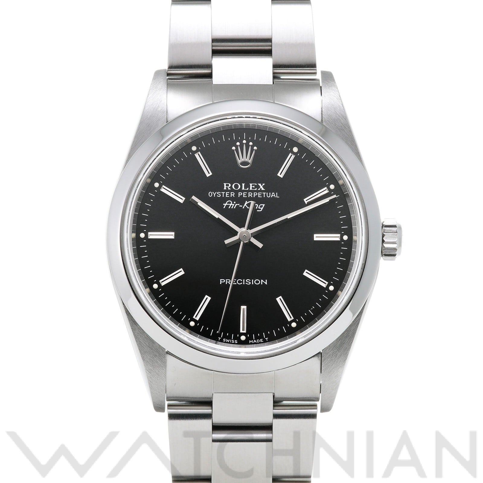 ロレックス エアキング 14000 ブラック メンズ 時計 【中古】【wristwatch】