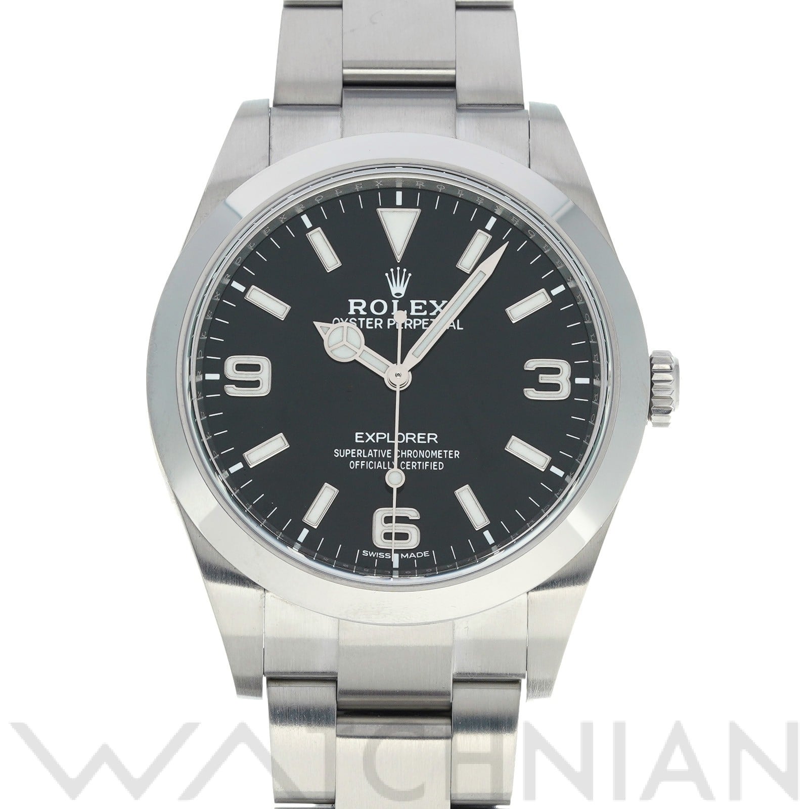 ロレックス エクスプローラー 214270 ブラック メンズ 時計 【中古】【wristwatch】