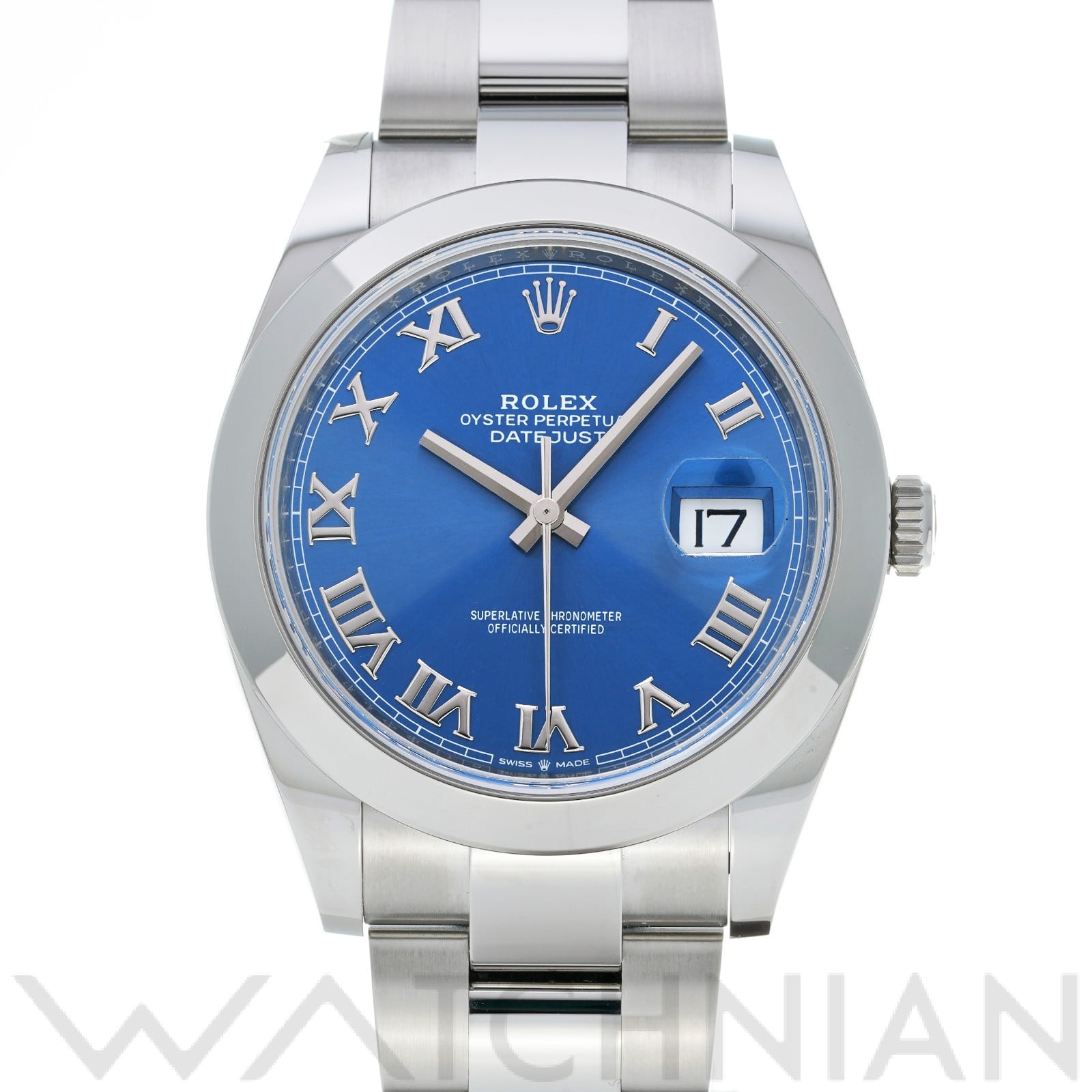 デイトジャスト 41 126300 ランダムシリアル アズーロブルー ロレックス ROLEX メンズ 【中古】