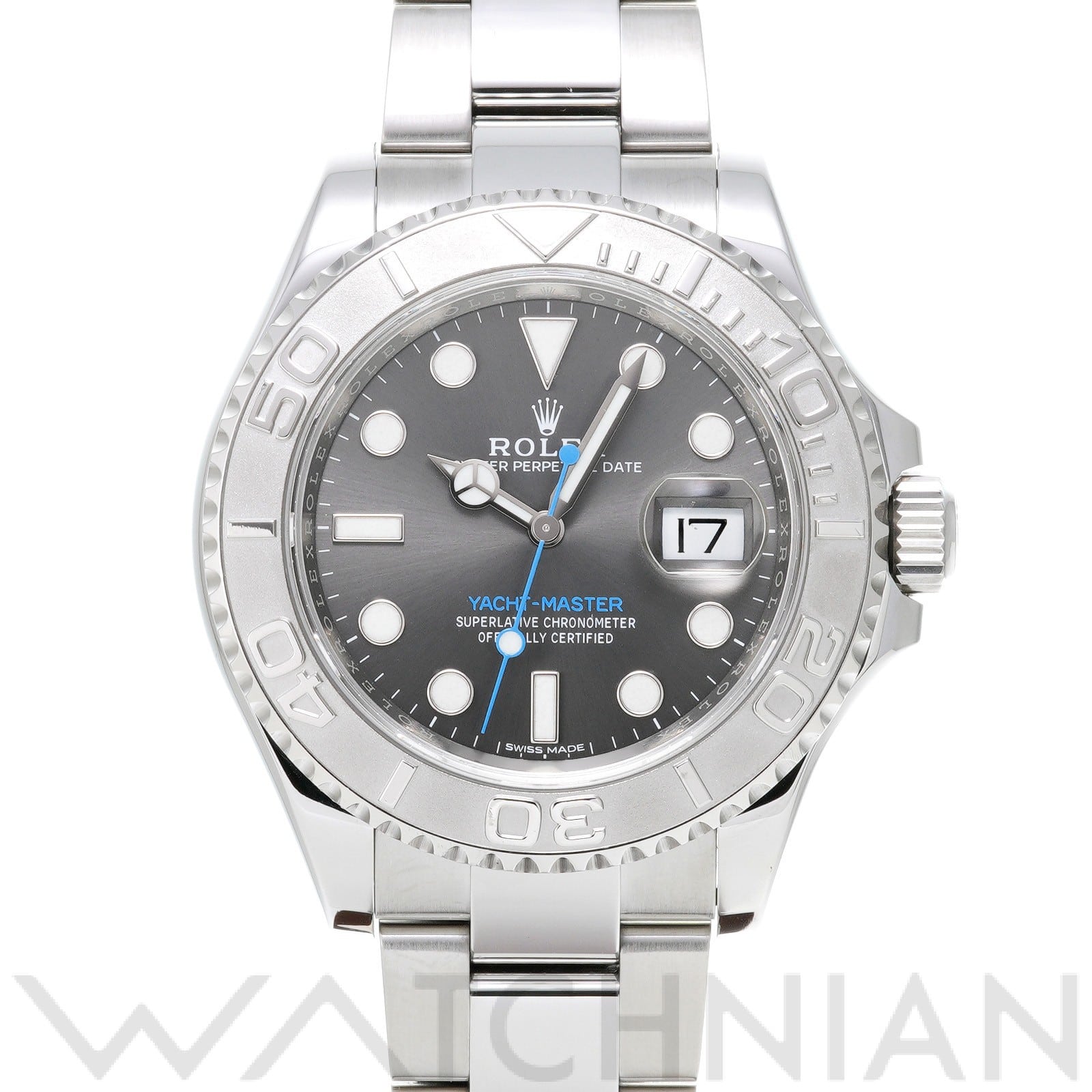 ヨットマスター 40 116622 ランダムシリアル ダークロジウム ロレックス ROLEX メンズ 【中古】