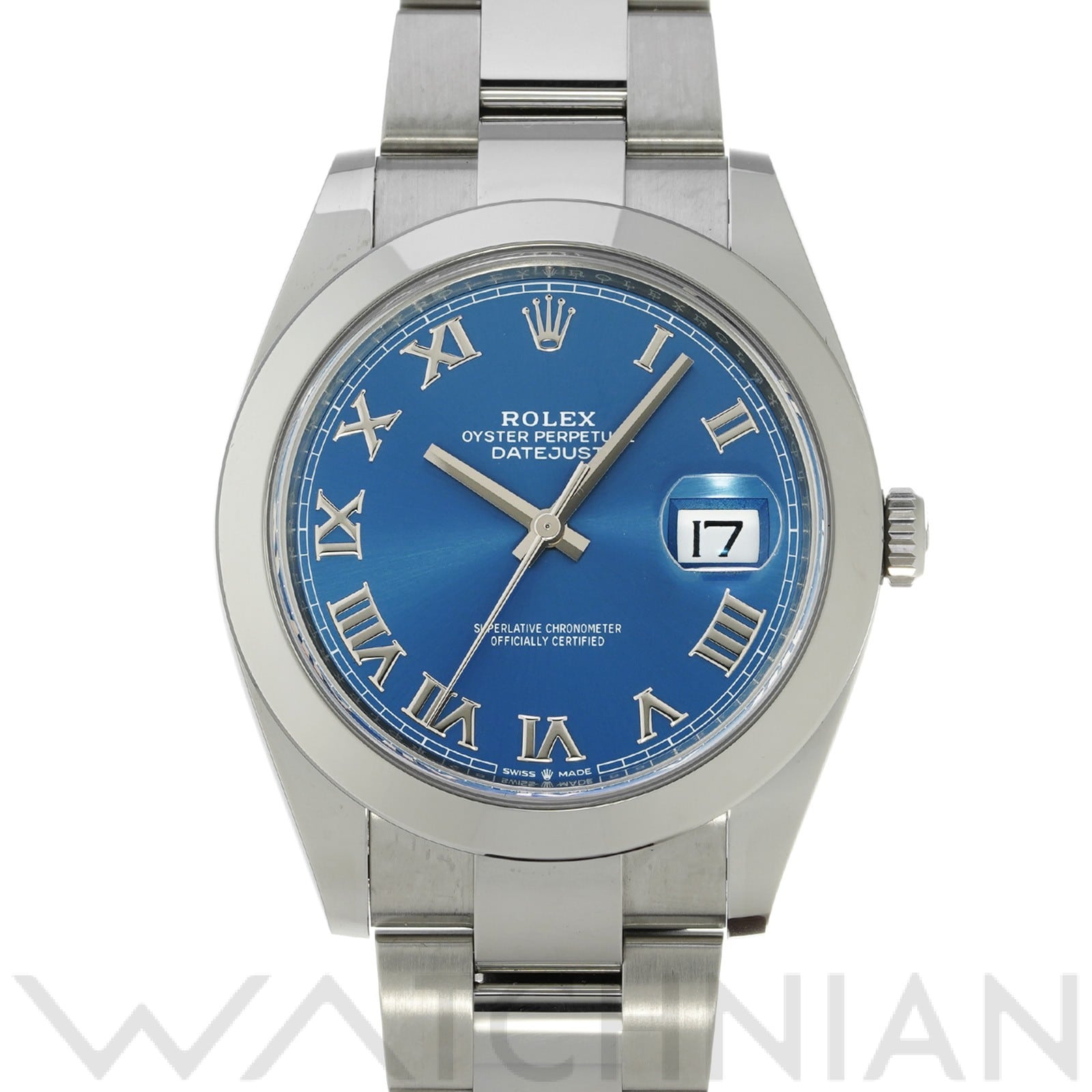 デイトジャスト 41 126300 ランダムシリアル アズーロブルー ロレックス ROLEX メンズ 【中古】