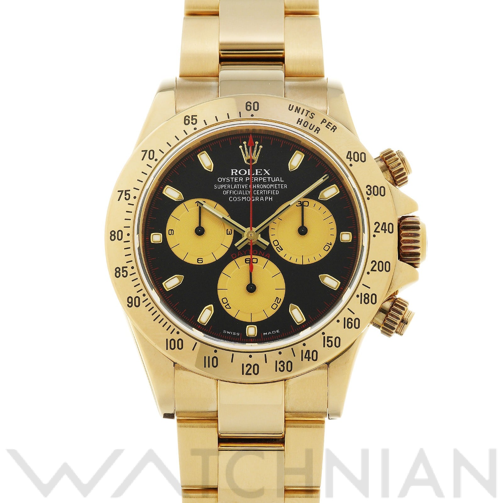 ロレックス コスモグラフ デイトナ 116528 ブラック/シャンパン メンズ 時計 【中古】【wristwatch】