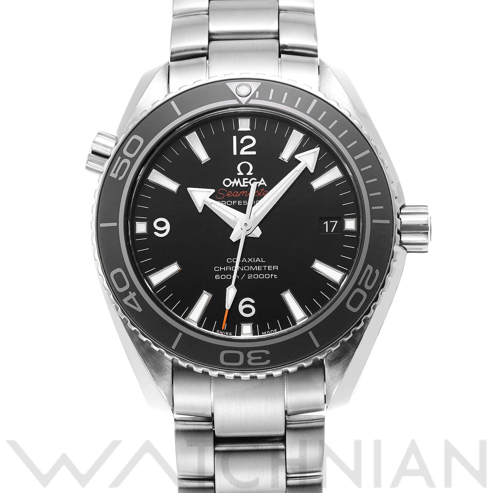 オメガ / OMEGA シーマスター プラネットオーシャン 600 コーアクシャル 232.30.42.21.01.001 ブラック メンズ 時計 【中古】【wristwatch】