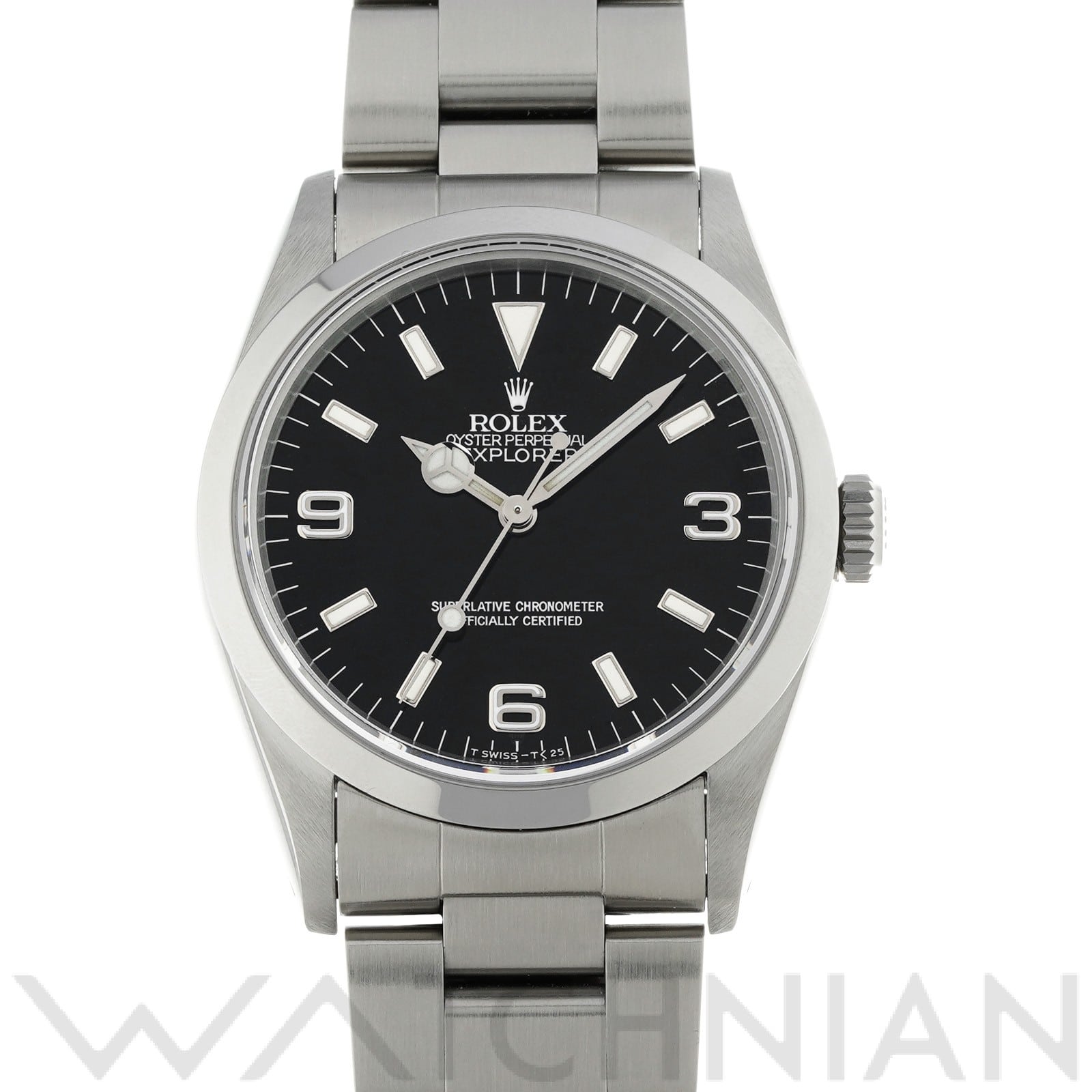 ロレックス エクスプローラー 14270 ブラック メンズ 時計 【中古】【wristwatch】