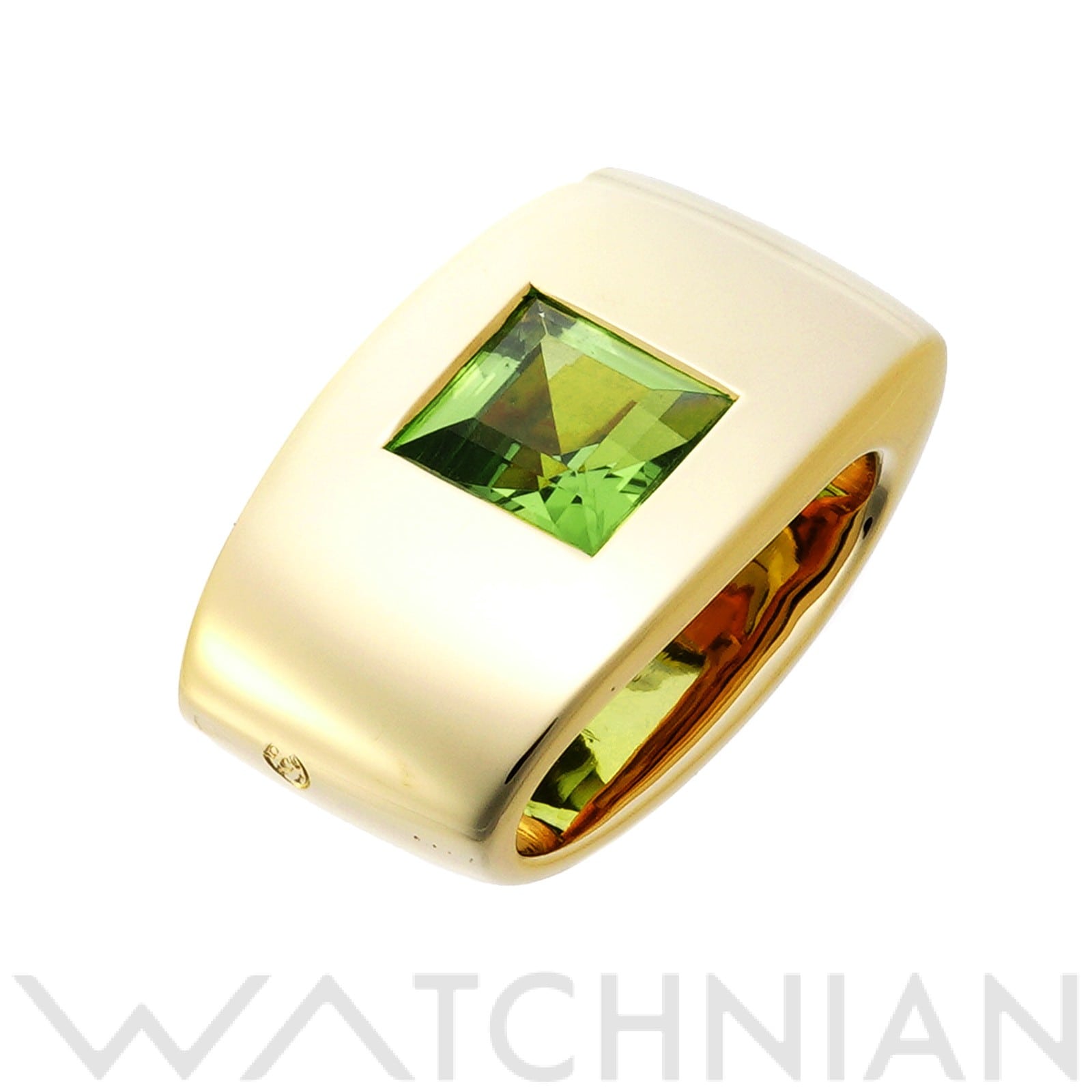 ショーメ ペリドット ペンダントトップ K18イエローゴールド YG/ペリドット レディース ジュエリー 【中古】【jewelry】