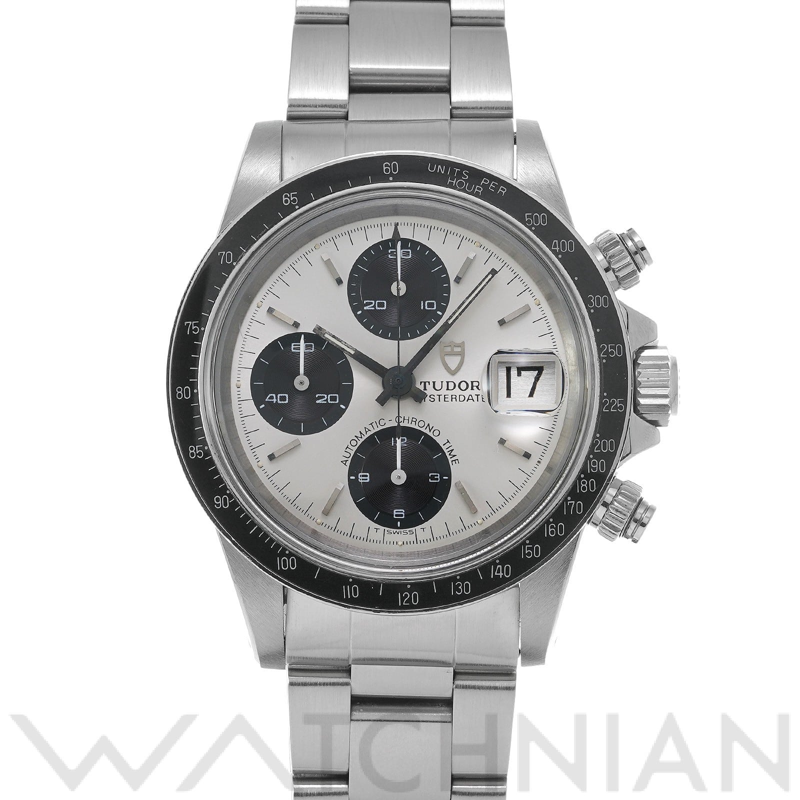 チューダー / チュードル / TUDOR クロノタイム 94200 シルバー/ブラック メンズ 時計 【中古】【wristwatch】