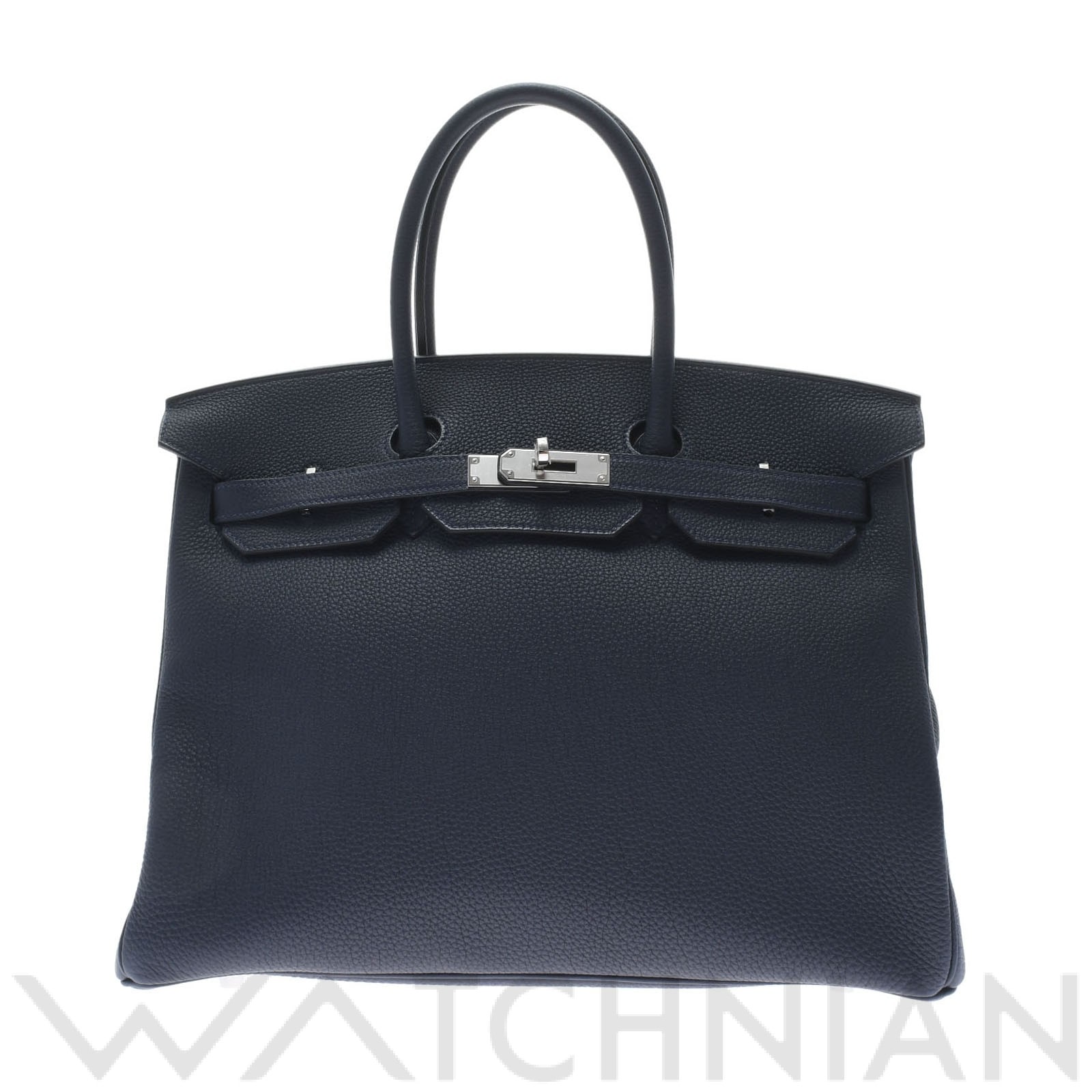 エルメス / HERMES バーキン 35 ブルーアンクル/パラジウム金具 トゴ ユニセックス バッグ 【未使用】【bag】