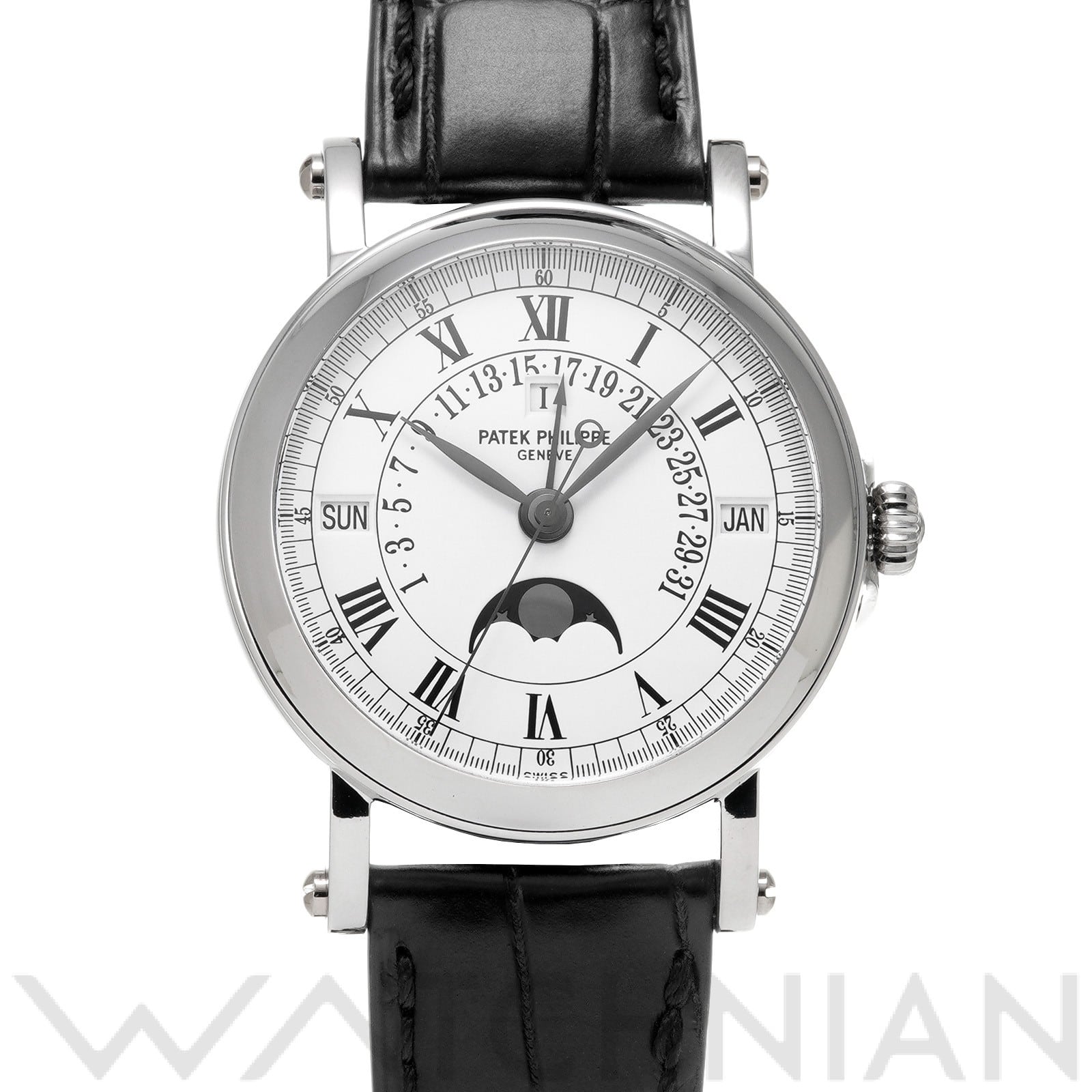 グランドコンプリケーション パーペチュアルカレンダー 5059P-001 ホワイト パテック フィリップ PATEK PHILIPPE メンズ 【中古】