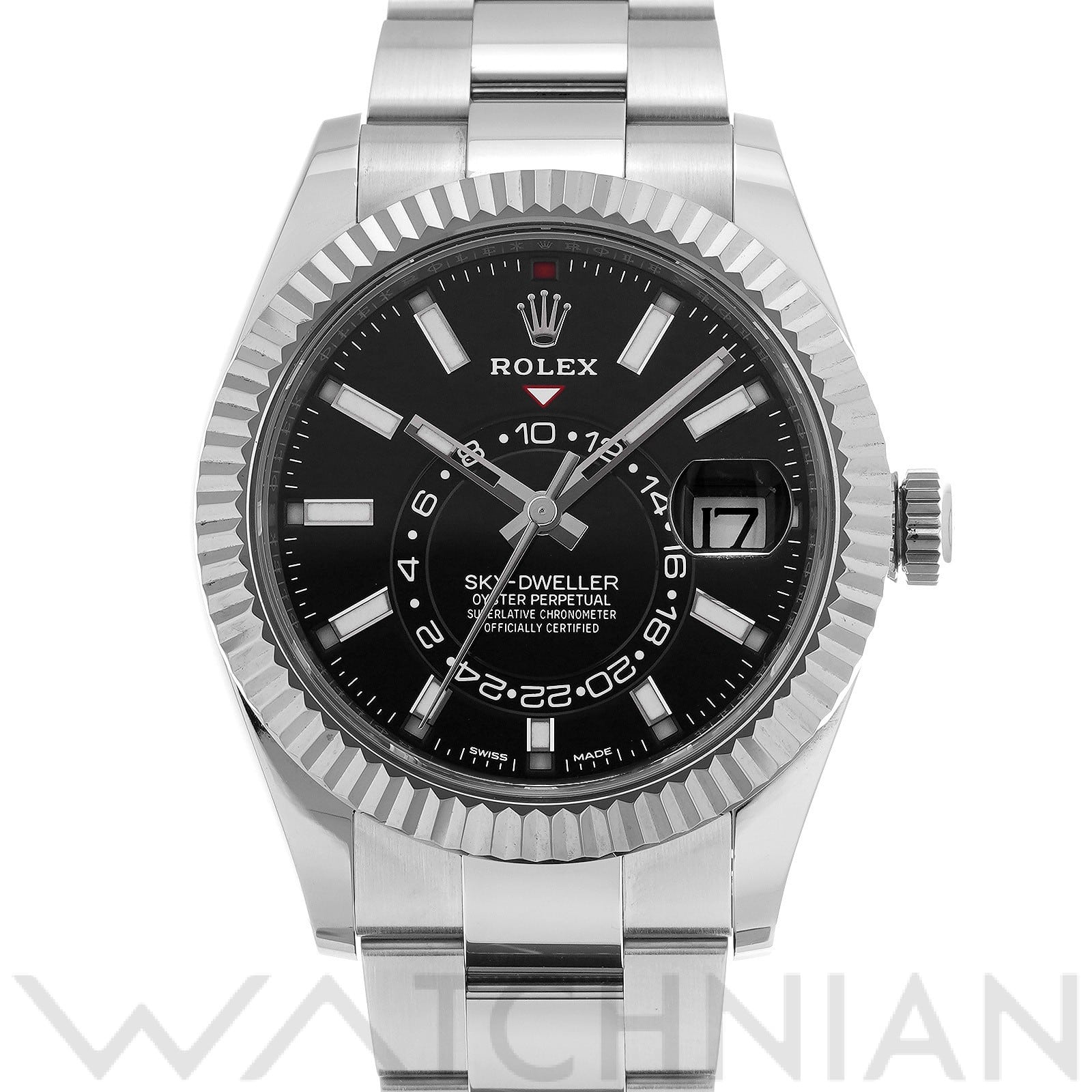 スカイドゥエラー 326934 ランダムシリアル ブライトブラック ロレックス ROLEX メンズ 【中古】