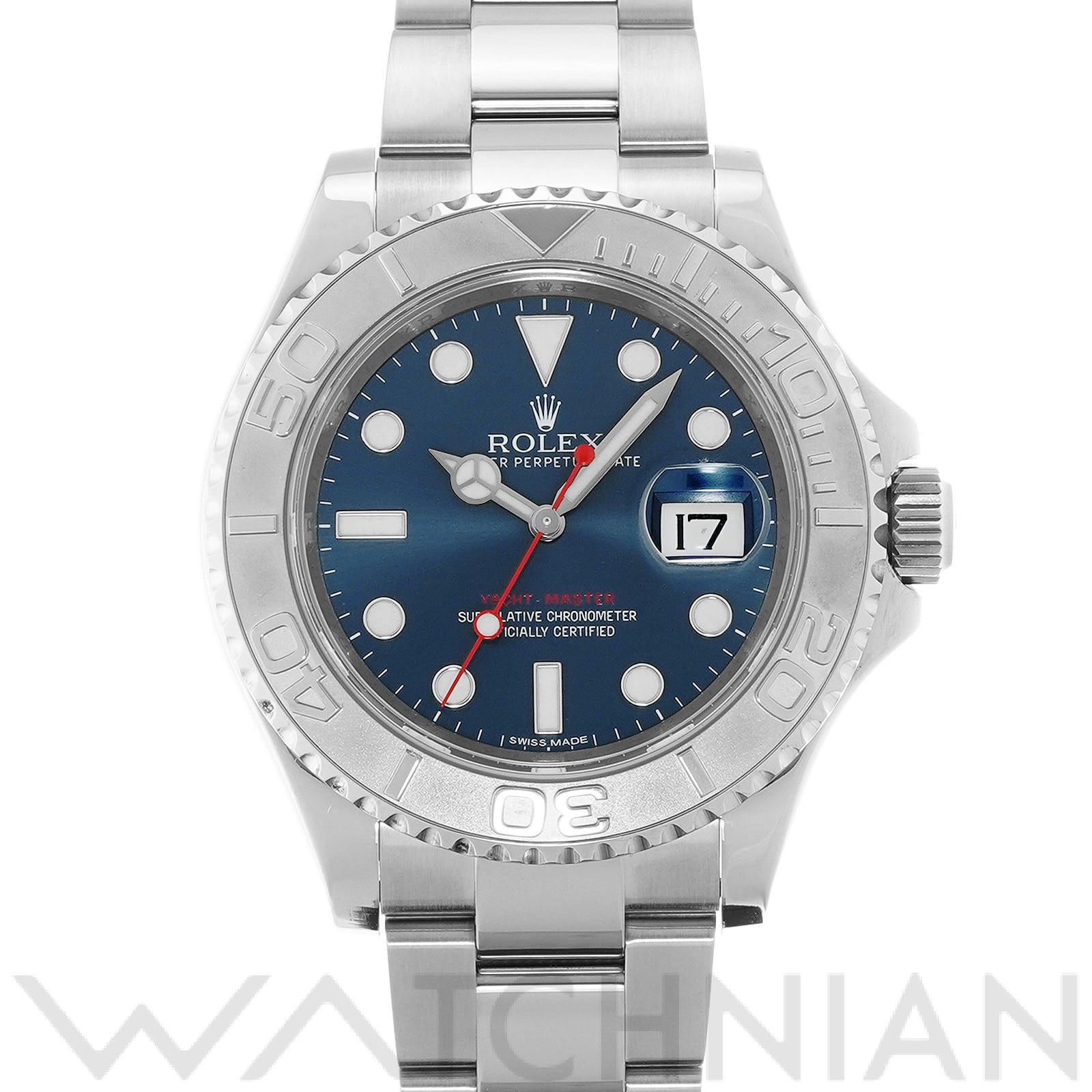 ヨットマスター 40 116622 ランダムシリアル ブルー ロレックス ROLEX メンズ 【中古】