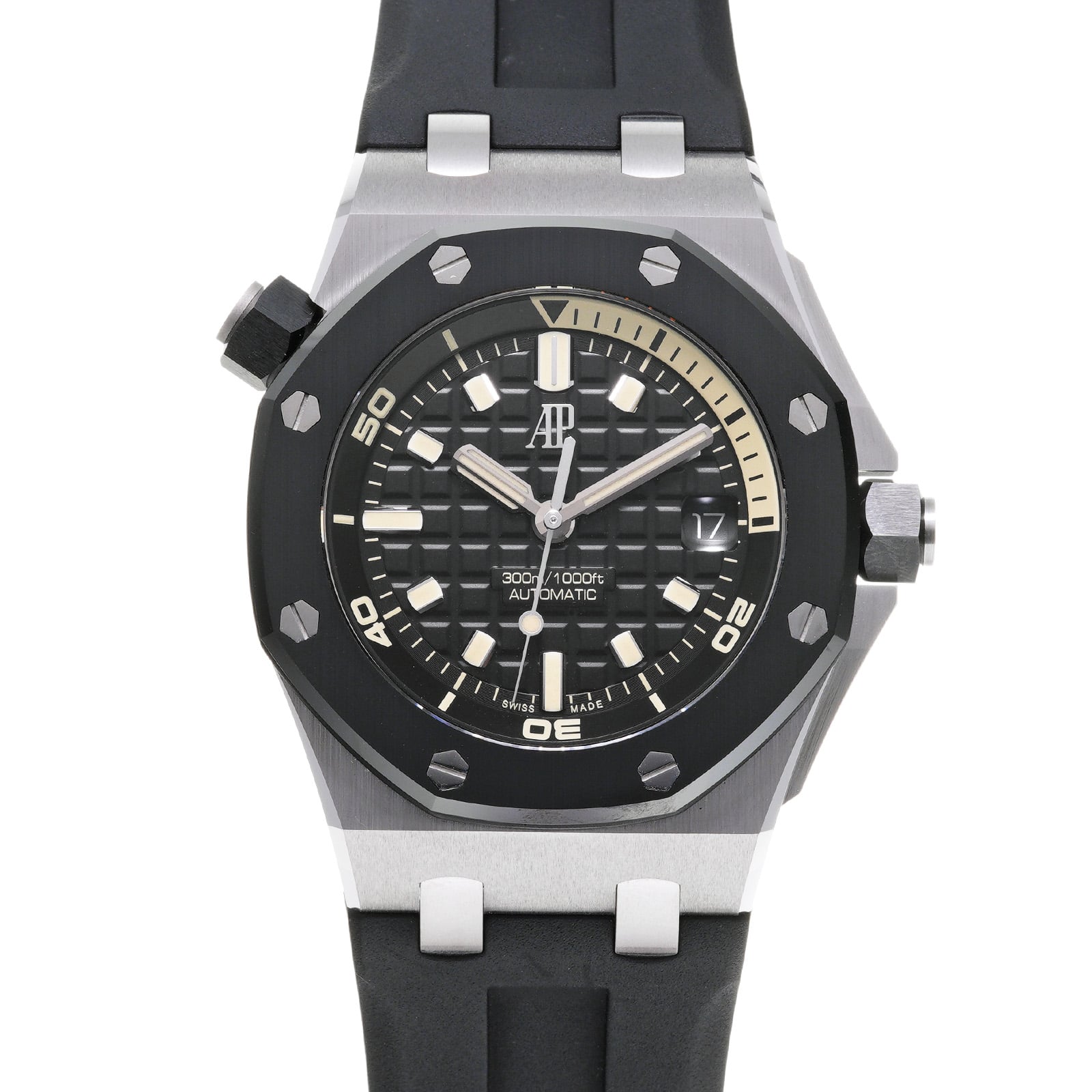 オーデマ ピゲ ロイヤルオーク オフショア ダイバー 15720CN.OO.A002CA.01 ブラック メンズ 時計 【中古】【wristwatch】