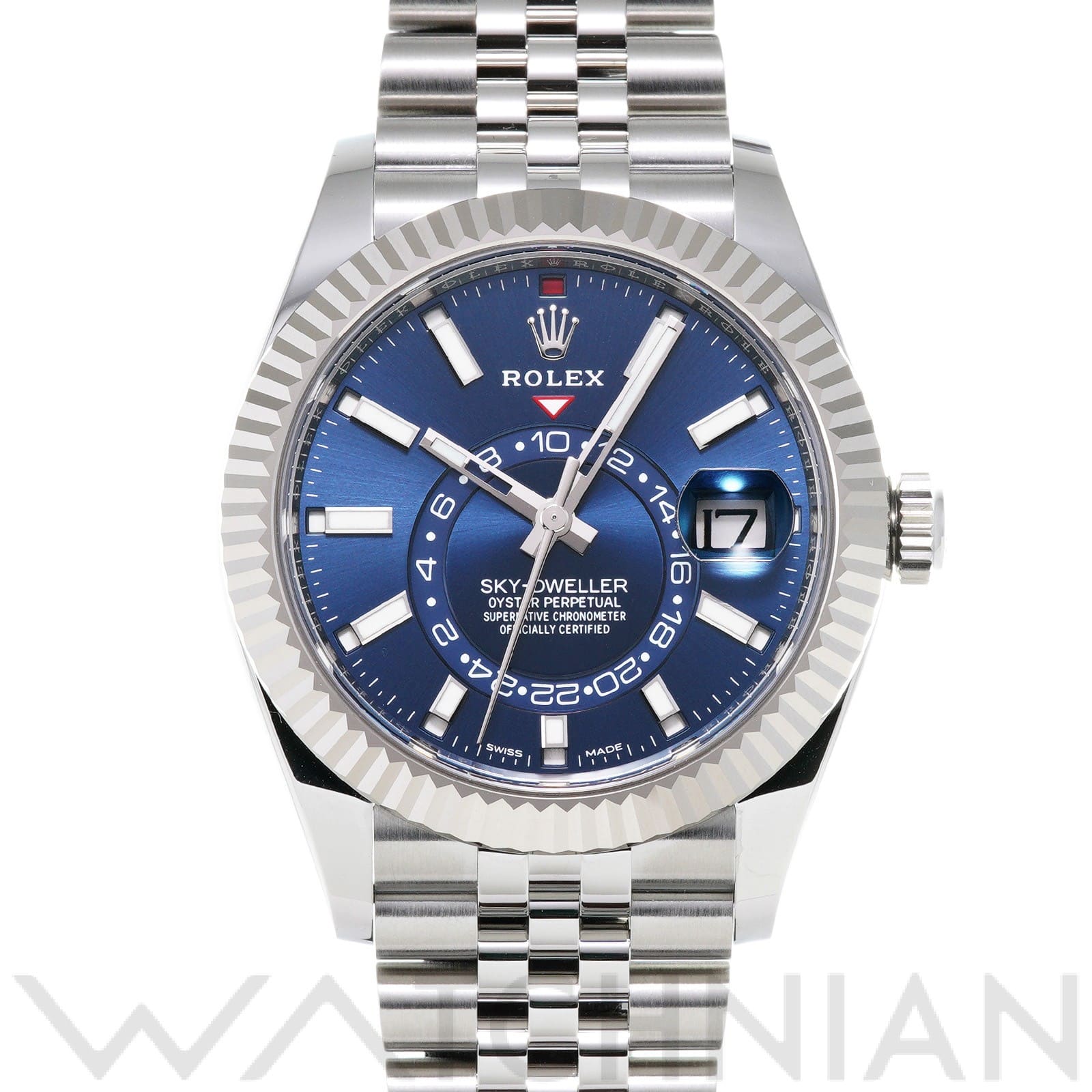 スカイドゥエラー 326934 ランダムシリアル ブライトブルー ロレックス ROLEX メンズ 【中古】